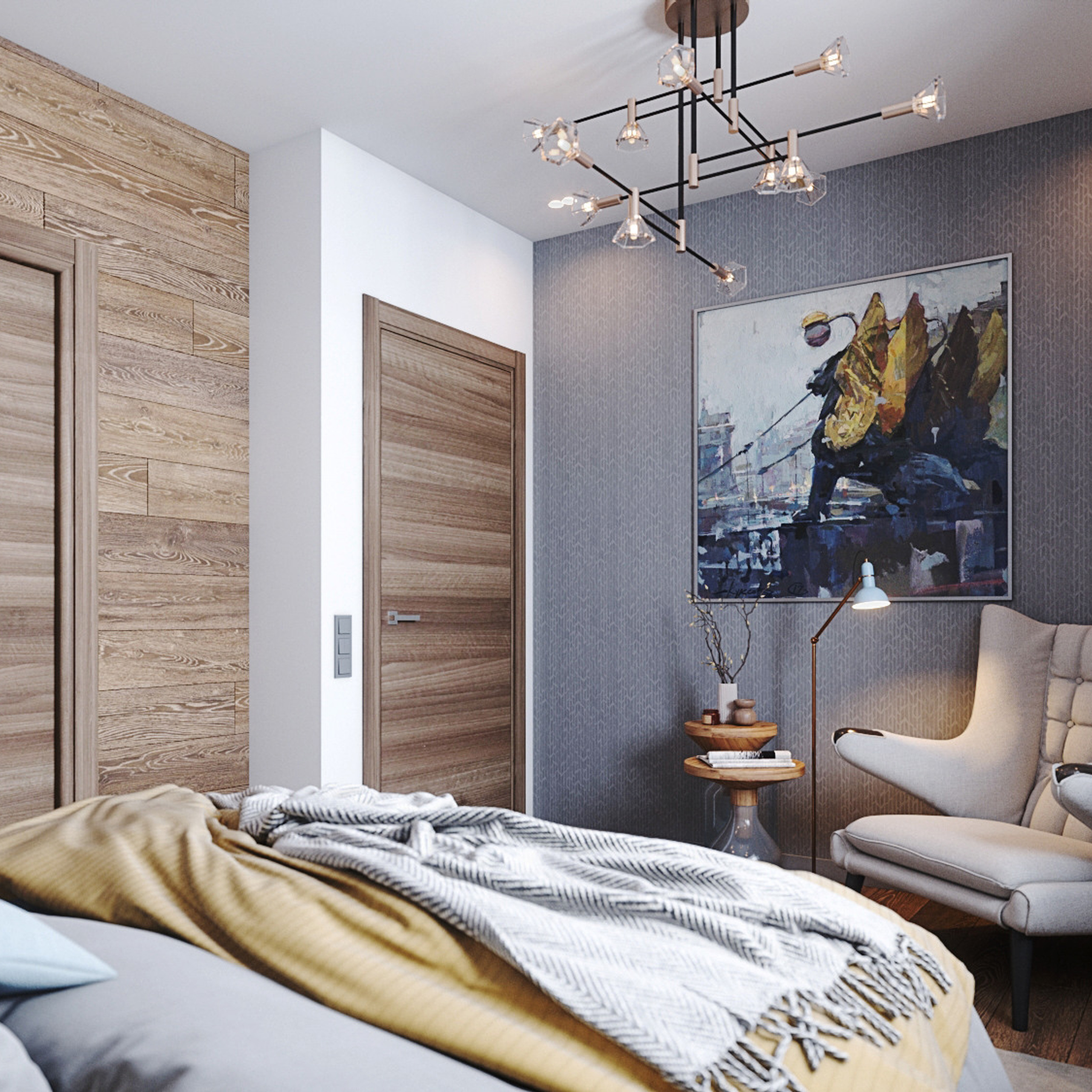 Дом в лесу. Дом 170 м². Мастерская интерьеров Светланы Куксовой. Дизайн и реализация