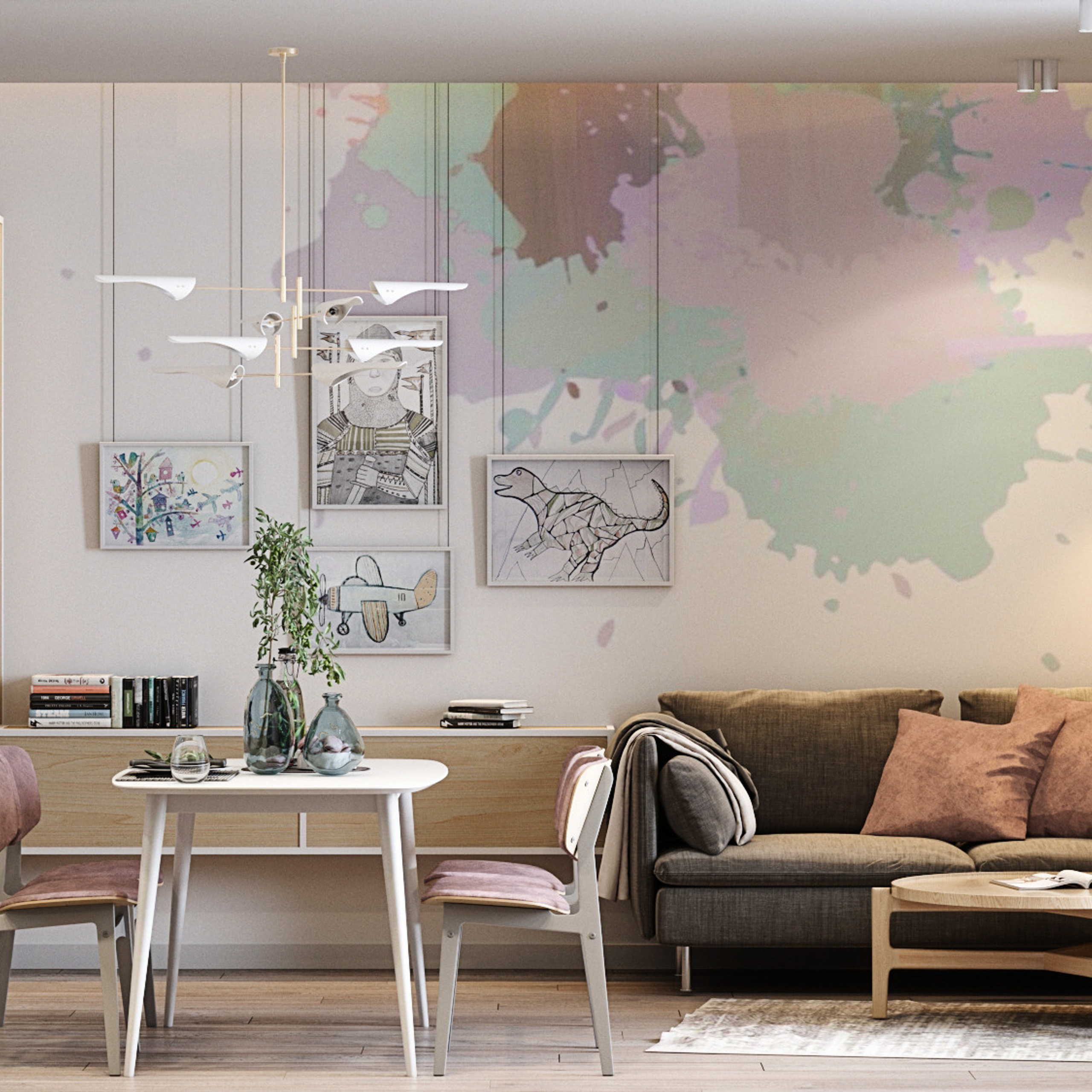 Люмен. Квартира 130 м². Мастерская интерьеров Светланы Куксовой. Дизайн и реализация