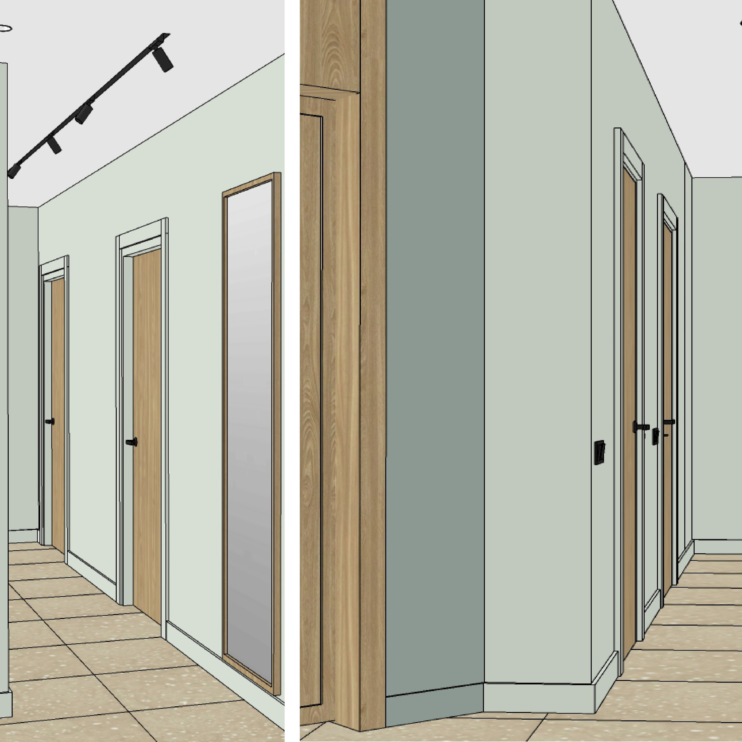 Гербарий. Квартира 96 м². Мастерская интерьеров Светланы Куксовой. Дизайн и реализация