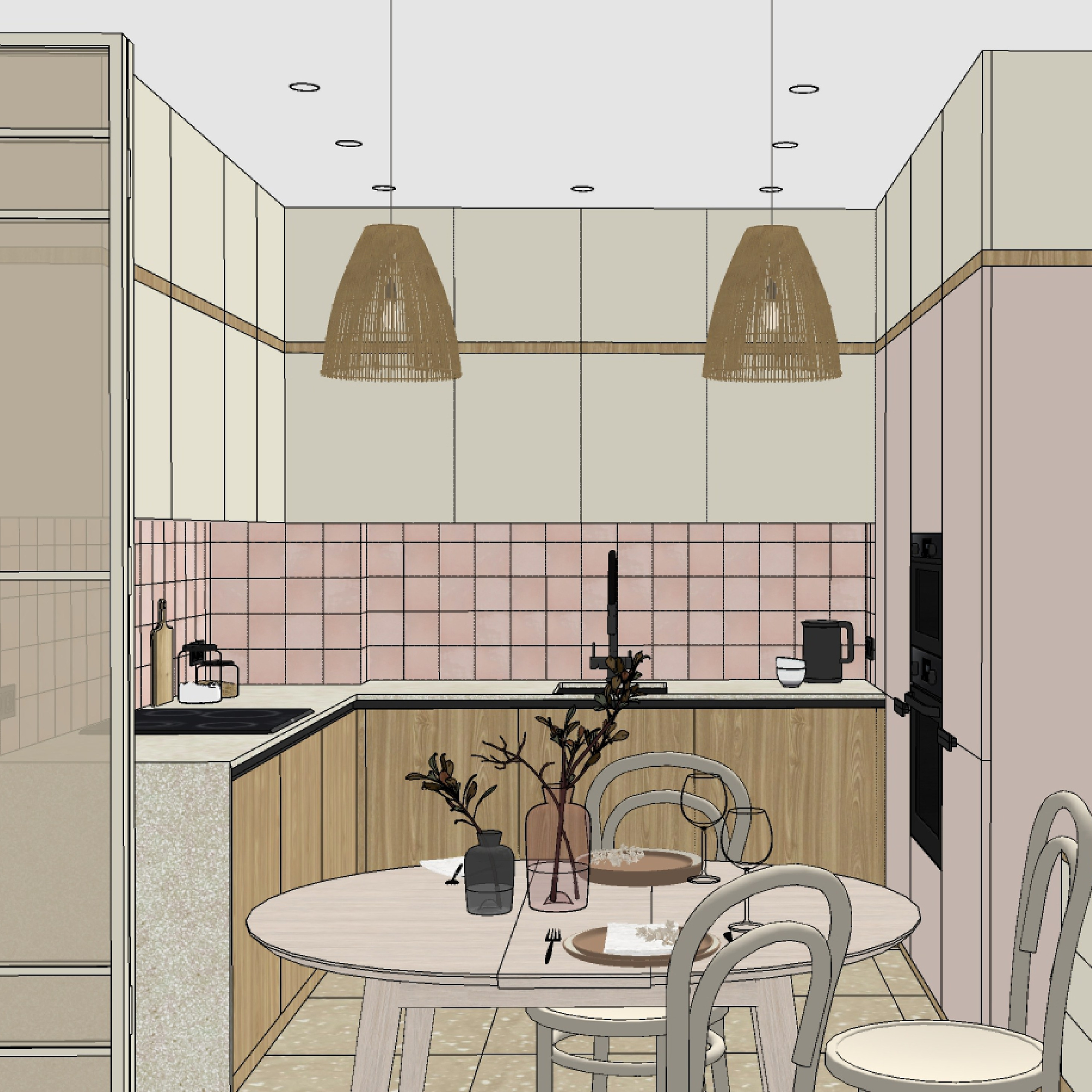 Гербарий. Квартира 96 м². Мастерская интерьеров Светланы Куксовой. Дизайн и реализация