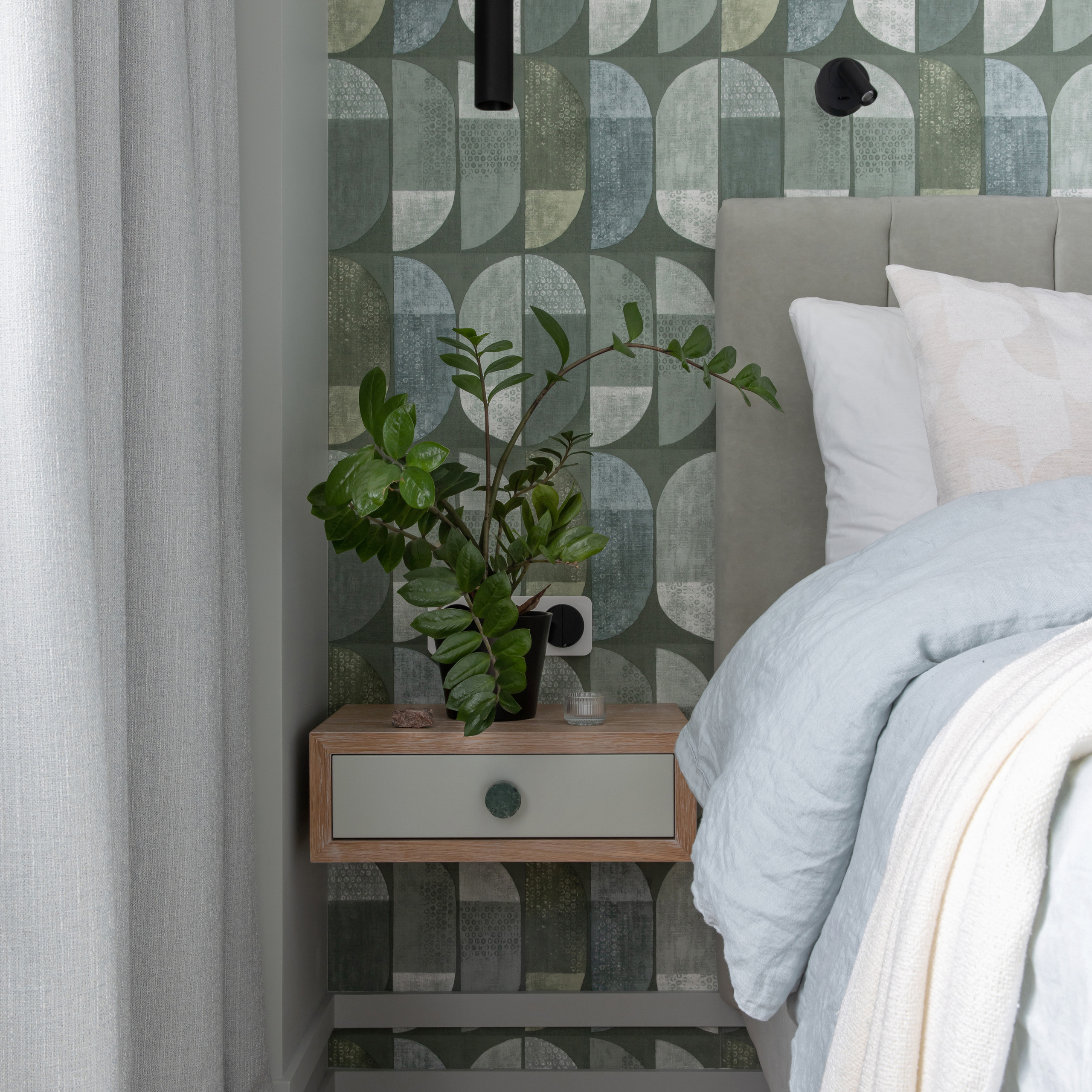 Окна в парк. Квартира 47 м². Мастерская интерьеров Светланы Куксовой. Дизайн и реализация