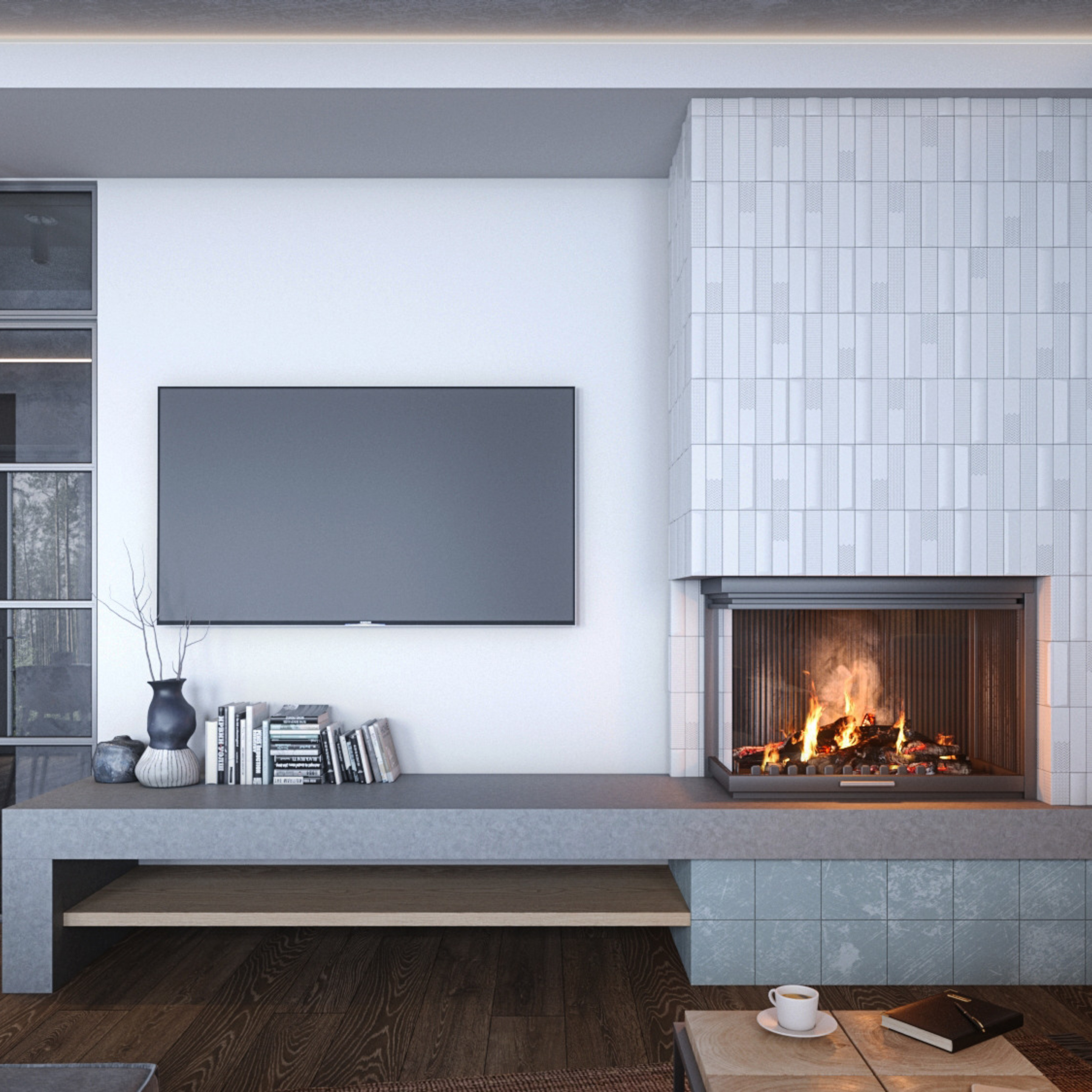 Дом в лесу. Дом 170 м². Мастерская интерьеров Светланы Куксовой. Дизайн и реализация