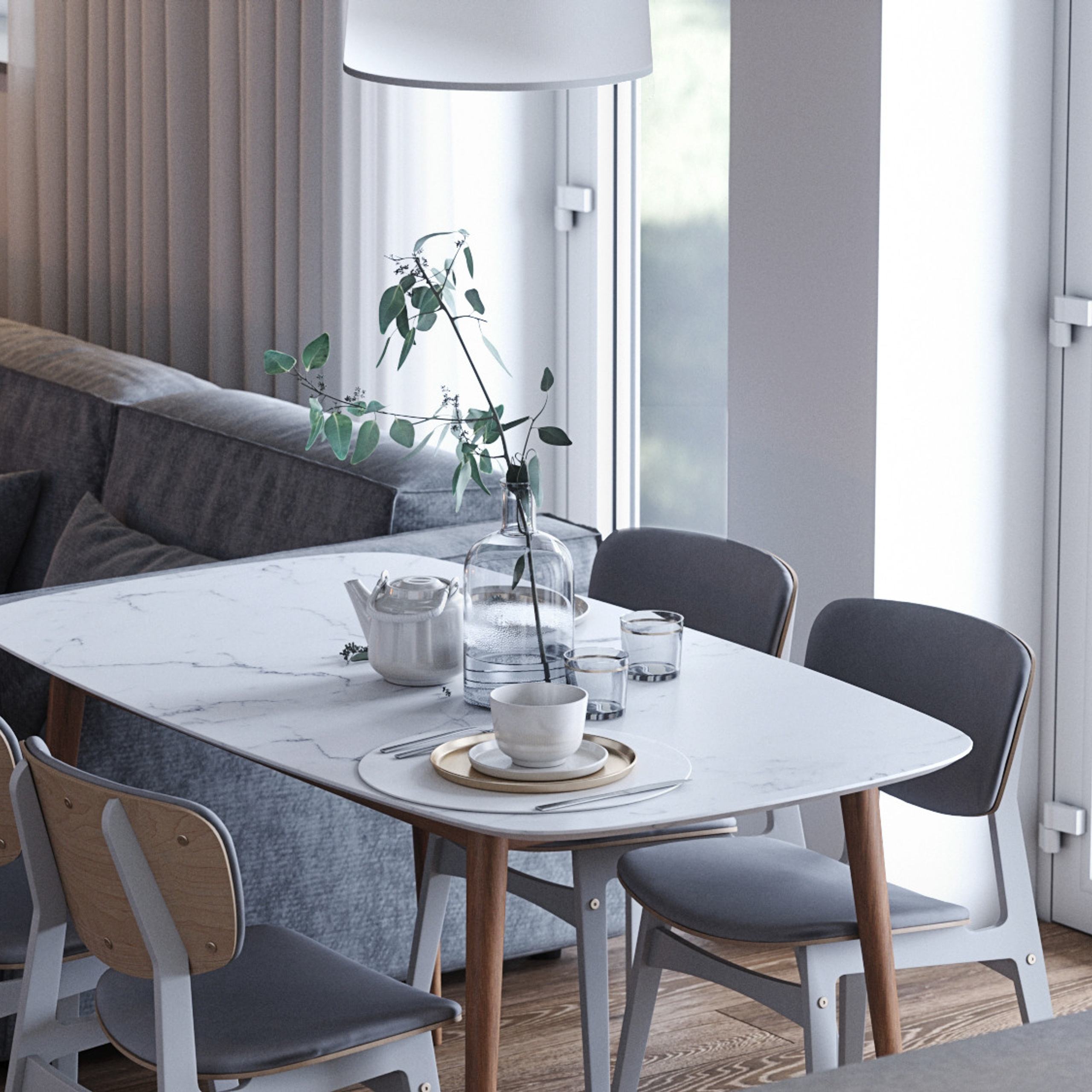 Дом в лесу. Дом 170 м². Мастерская интерьеров Светланы Куксовой. Дизайн и реализация