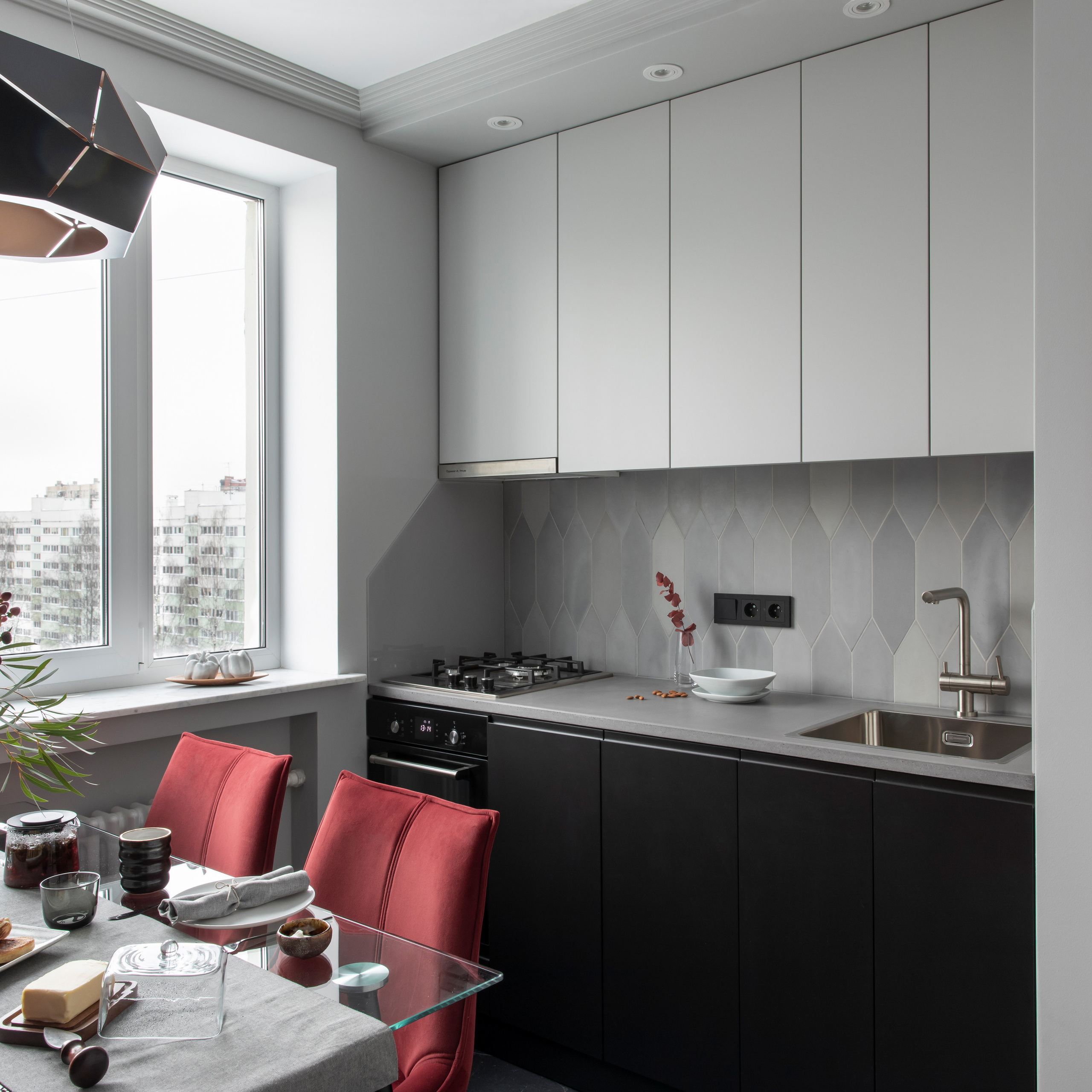 Северные контрасты. Квартира 51 м². Мастерская интерьеров Светланы Куксовой. Дизайн и реализация