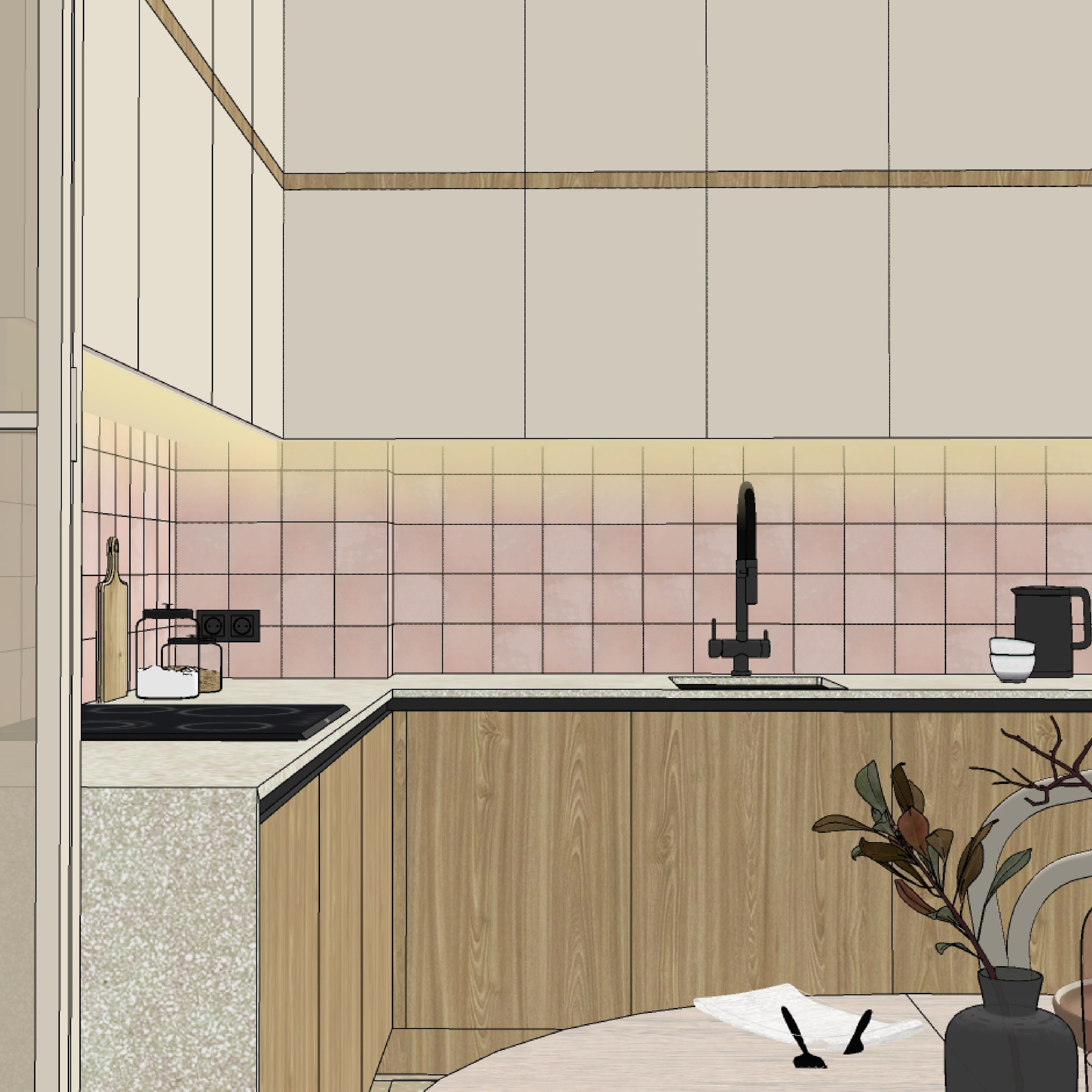 Гербарий. Квартира 96 м². Мастерская интерьеров Светланы Куксовой. Дизайн и реализация