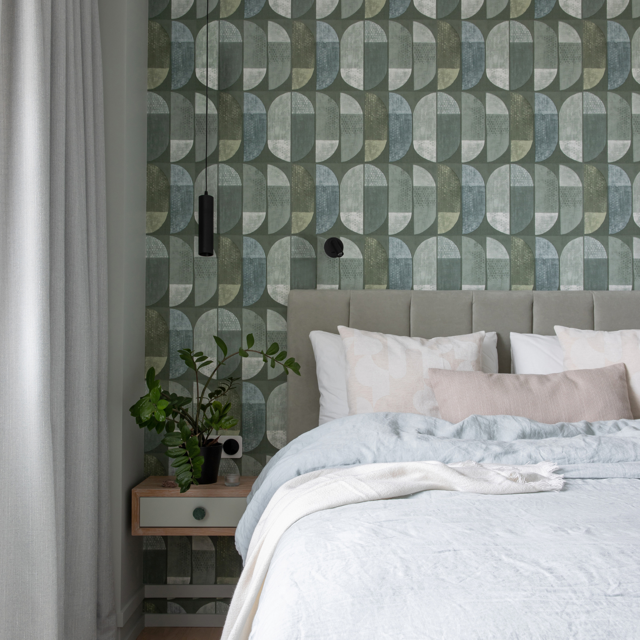 Окна в парк. Квартира 47 м². Мастерская интерьеров Светланы Куксовой. Дизайн и реализация