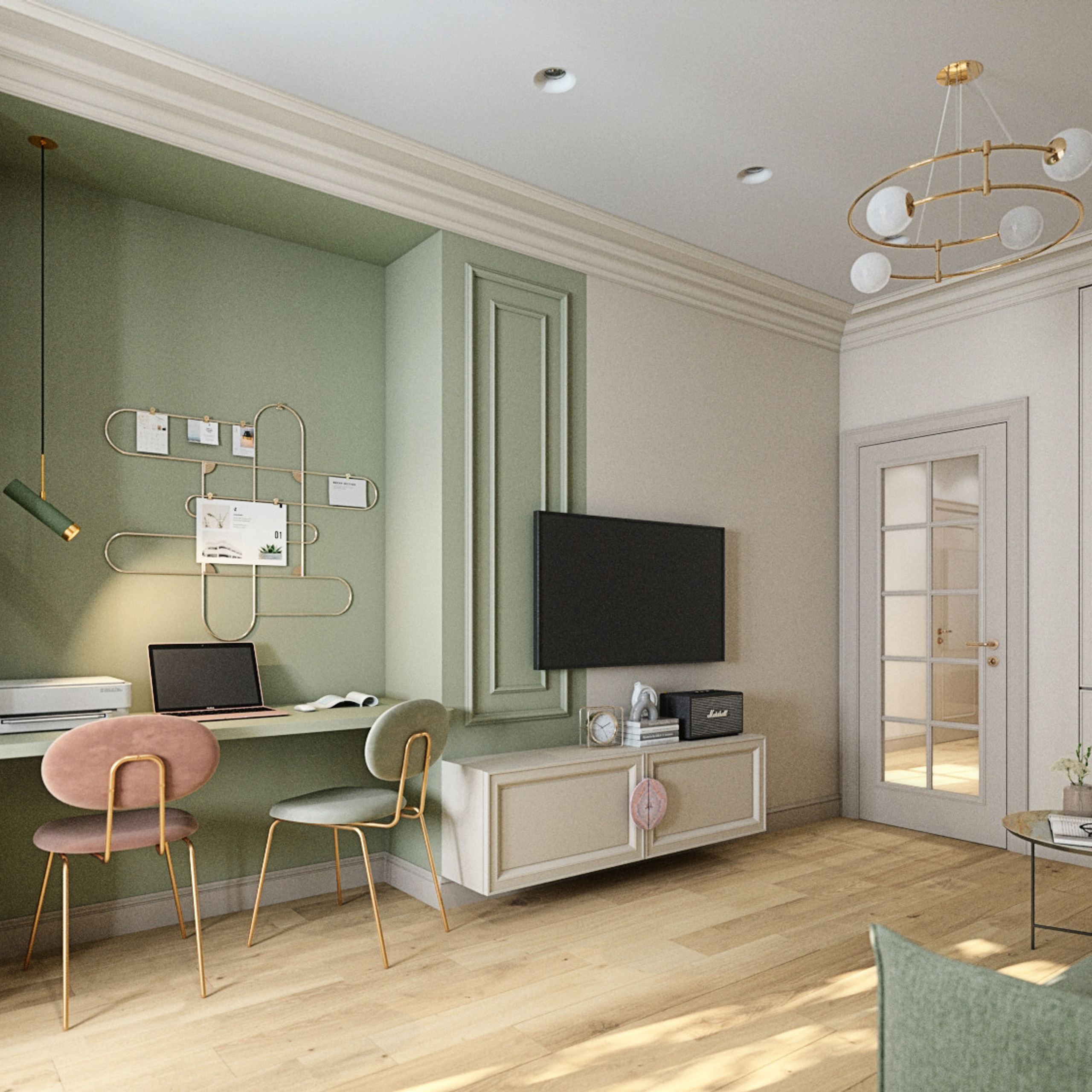 Кояш. Квартира 68 м². Мастерская интерьеров Светланы Куксовой. Дизайн и реализация