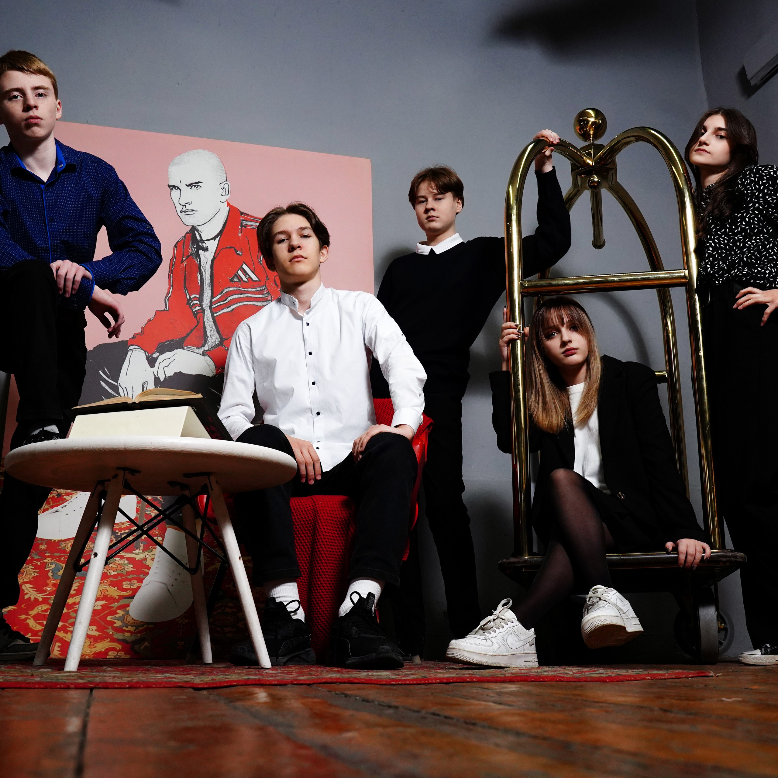 Съемка в библиотеке Лофт