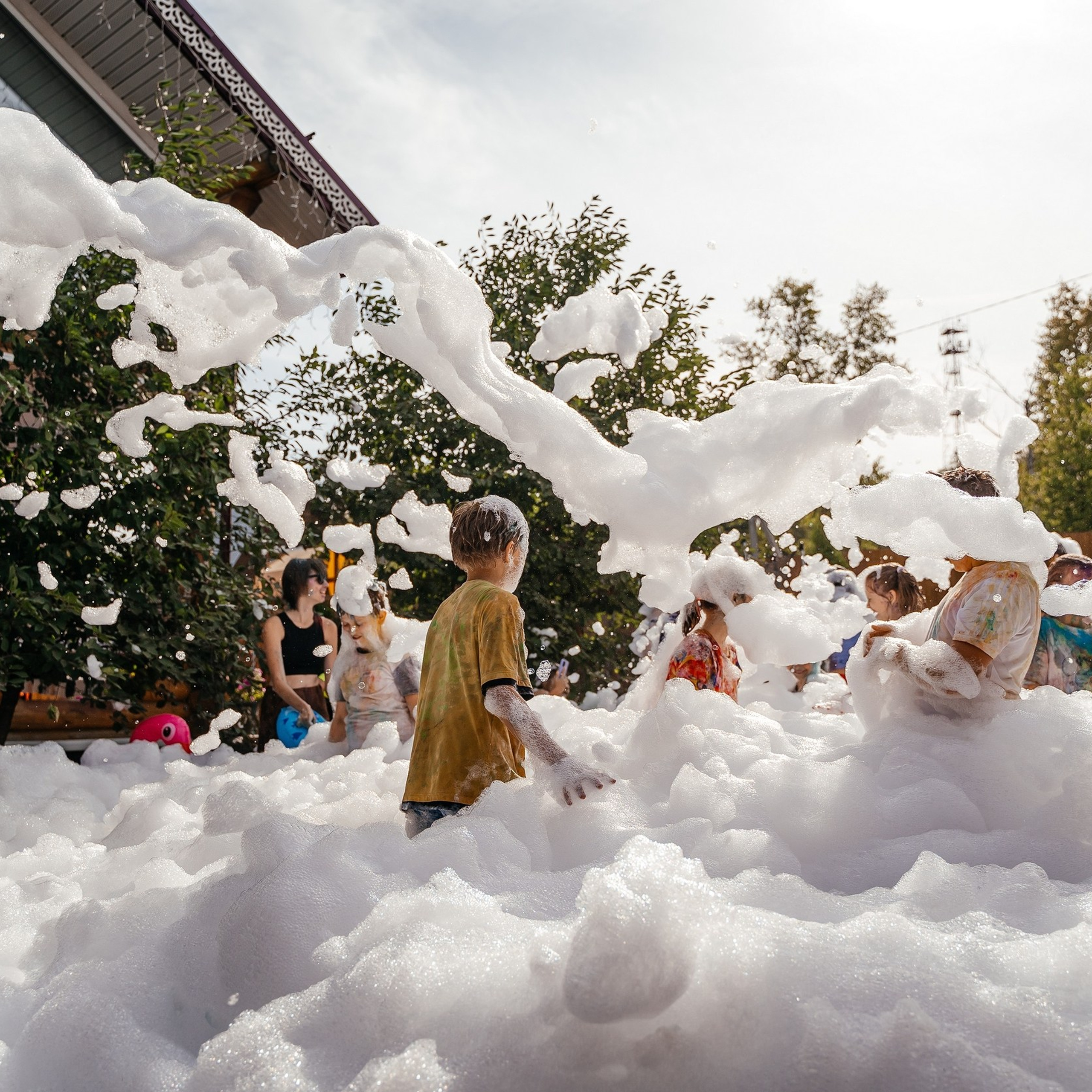 Детский день рождения, праздник. Контент съемка под ключ. Световое шоу / Москва и Мо