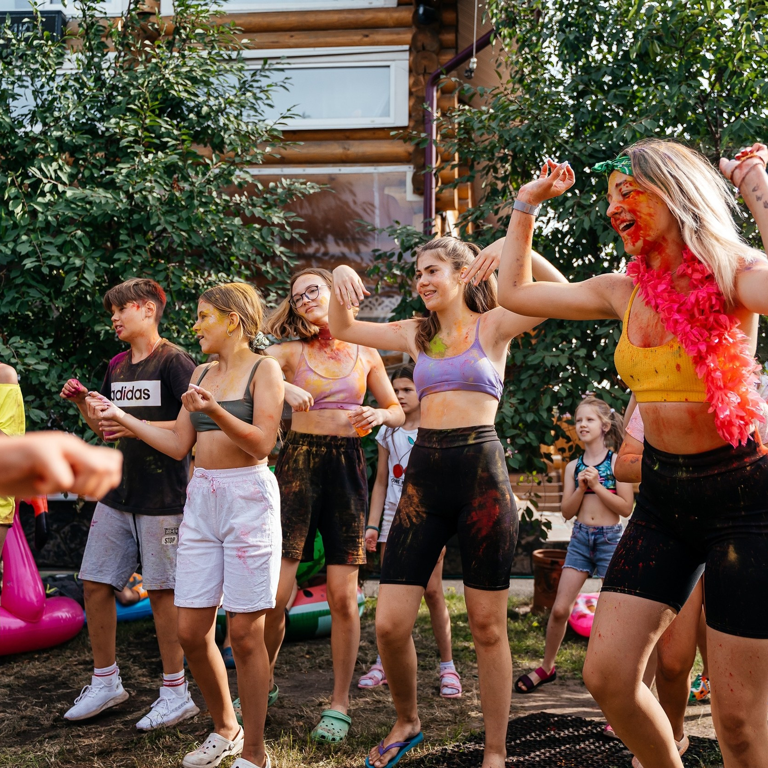 Детский день рождения, праздник. Контент съемка под ключ. Световое шоу / Москва и Мо