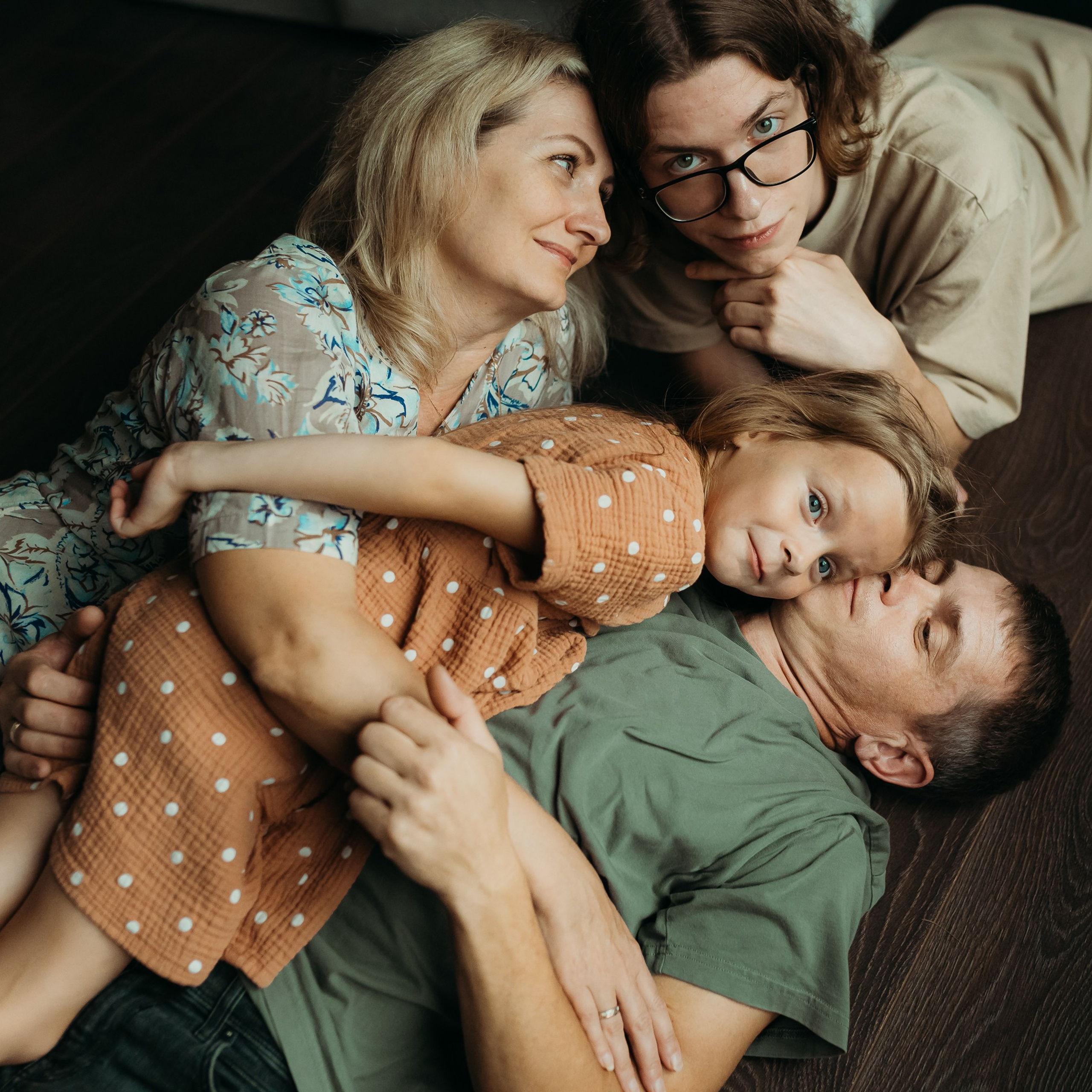 Марина, Леша, Саша и Маша