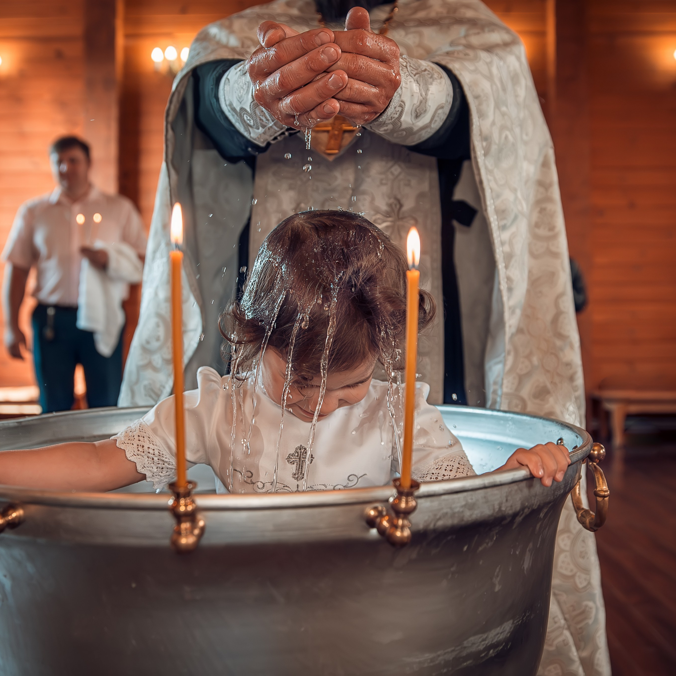 Таинство Крещения Александры 2024