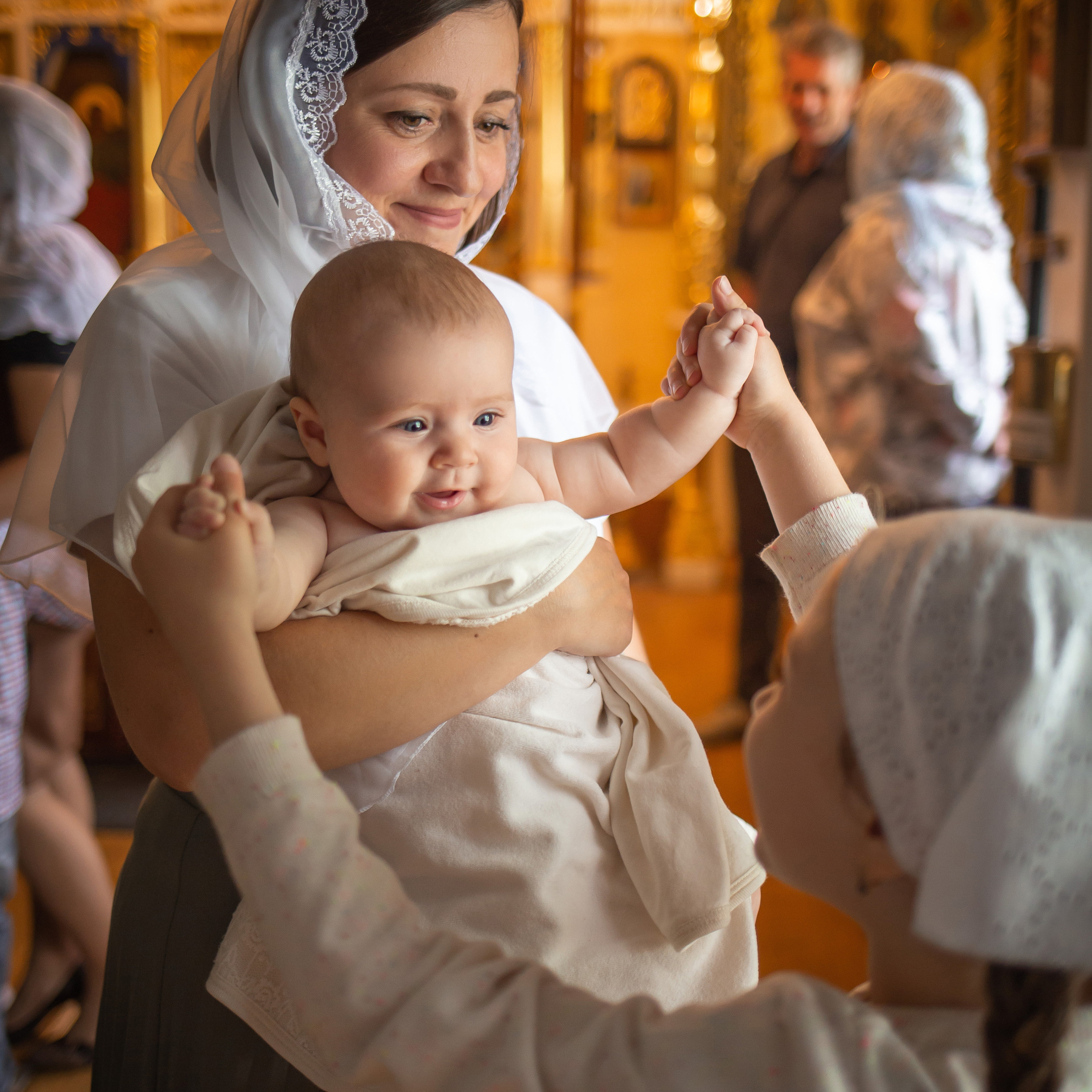 Георгиевский храм. Крещение Есении