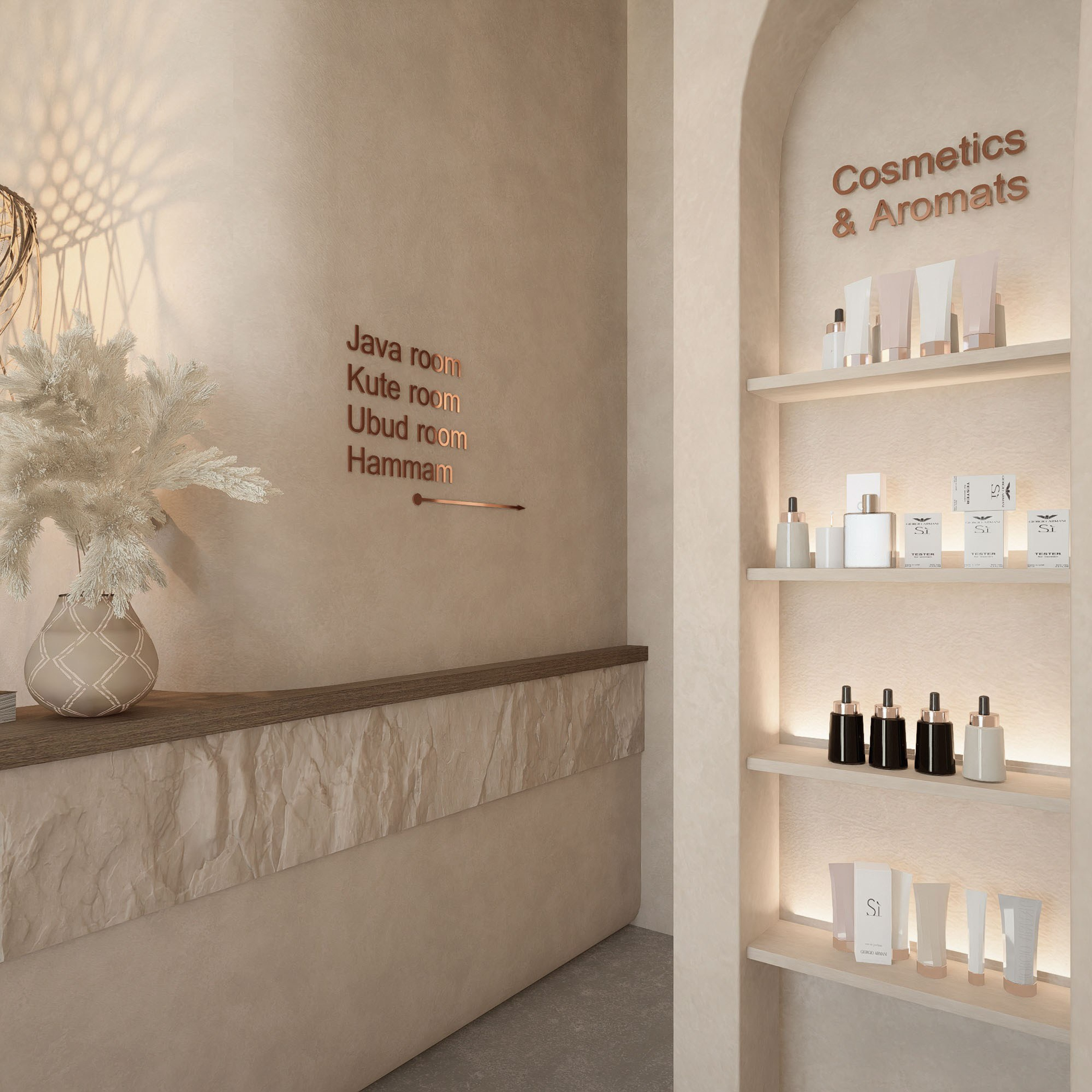 Дизайн СПА салона. Архитектурно-дизайнерское бюро ROOMS