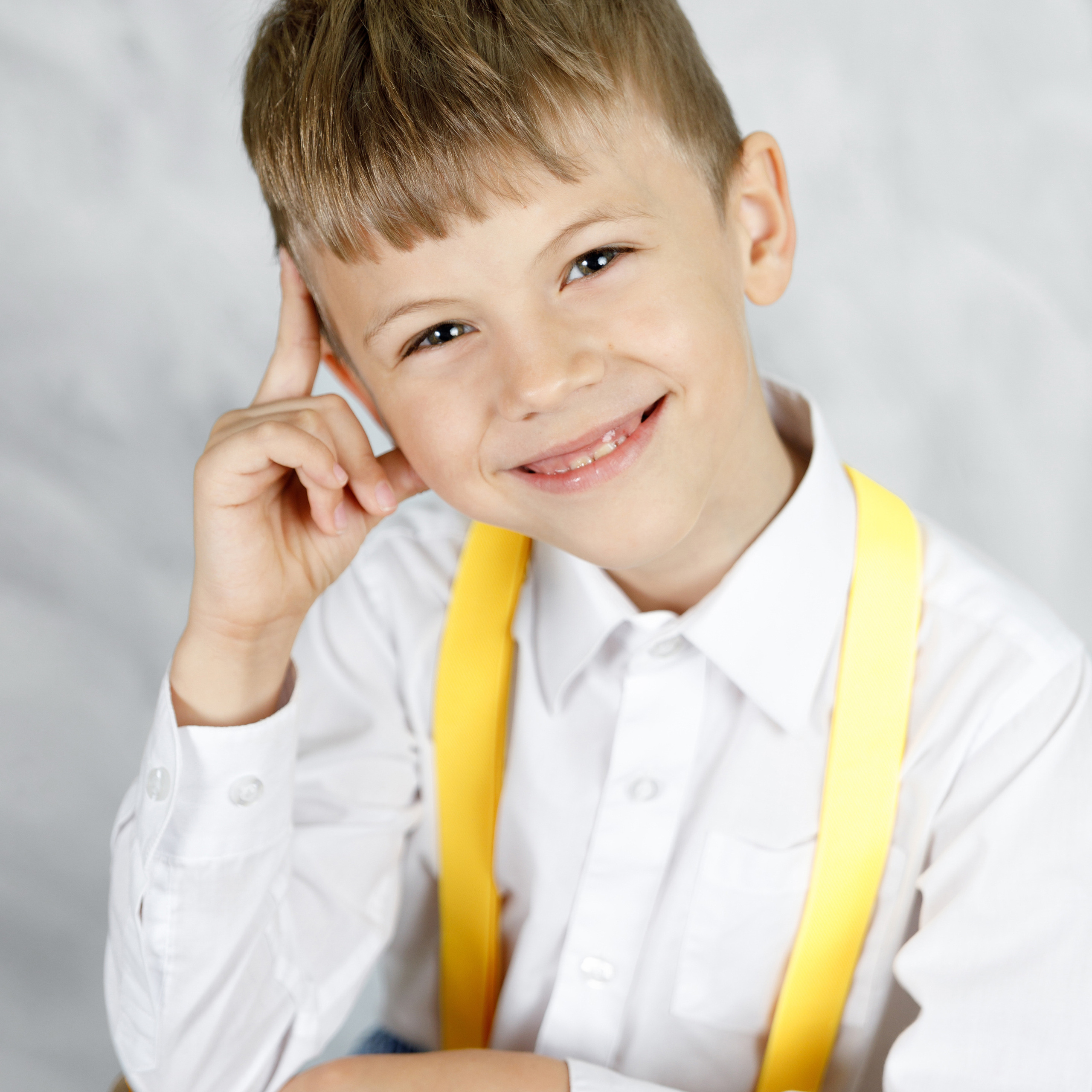 Детские портреты — градиентный фон