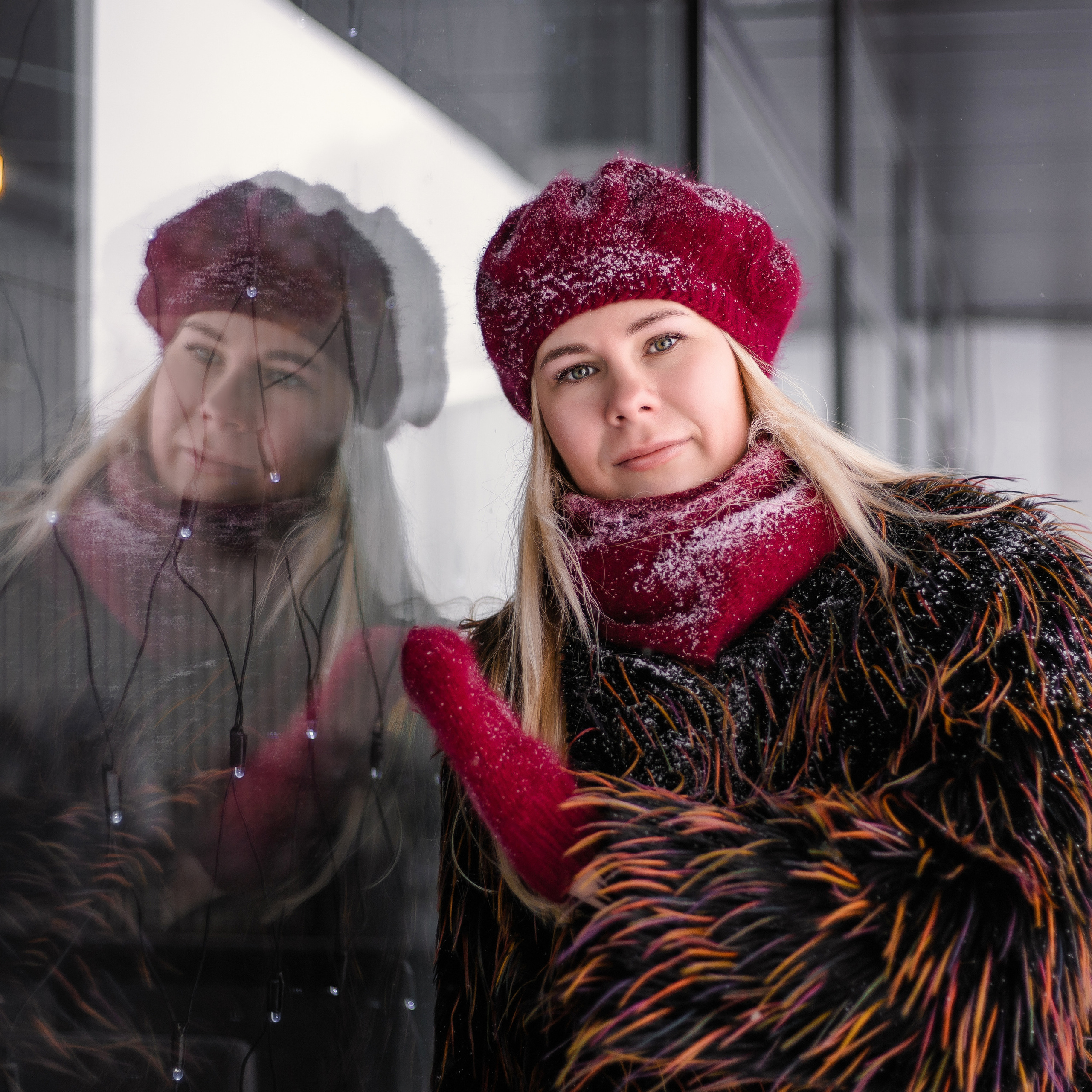 Набережная р. Кама. Февраль 2021. Яна