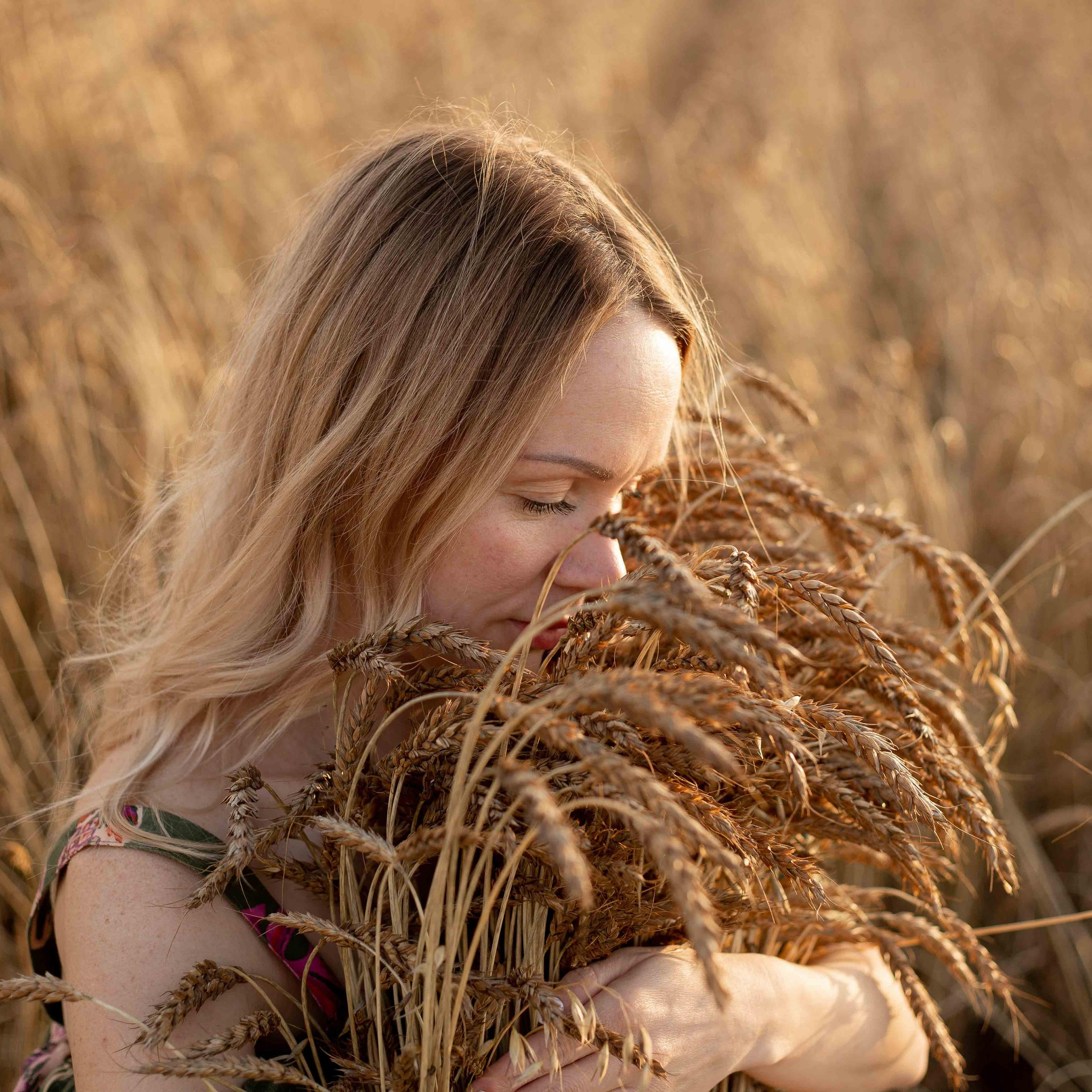 В поле. август 2020. Екатерина