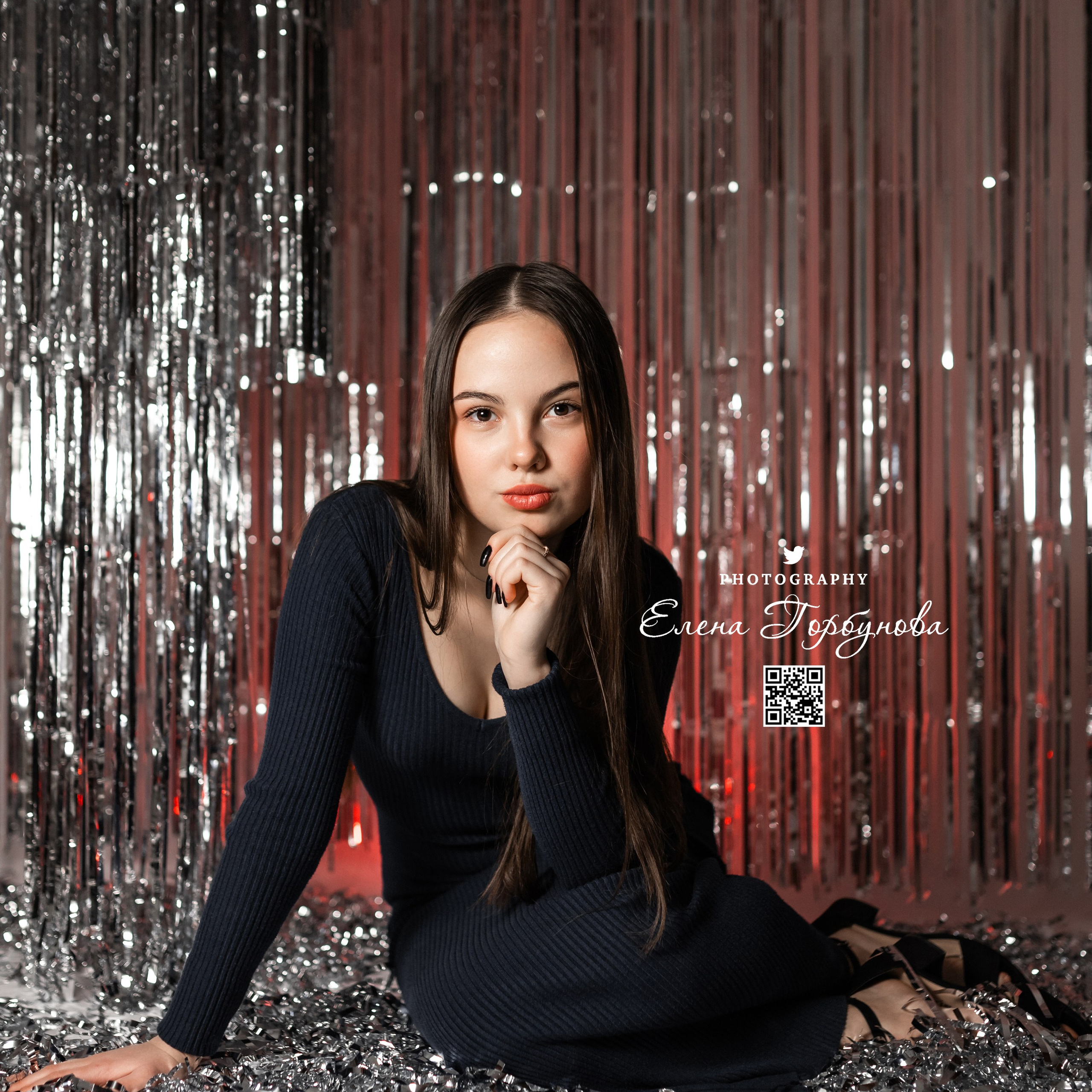 Моя студия. Новогодняя фотосессия для Полины