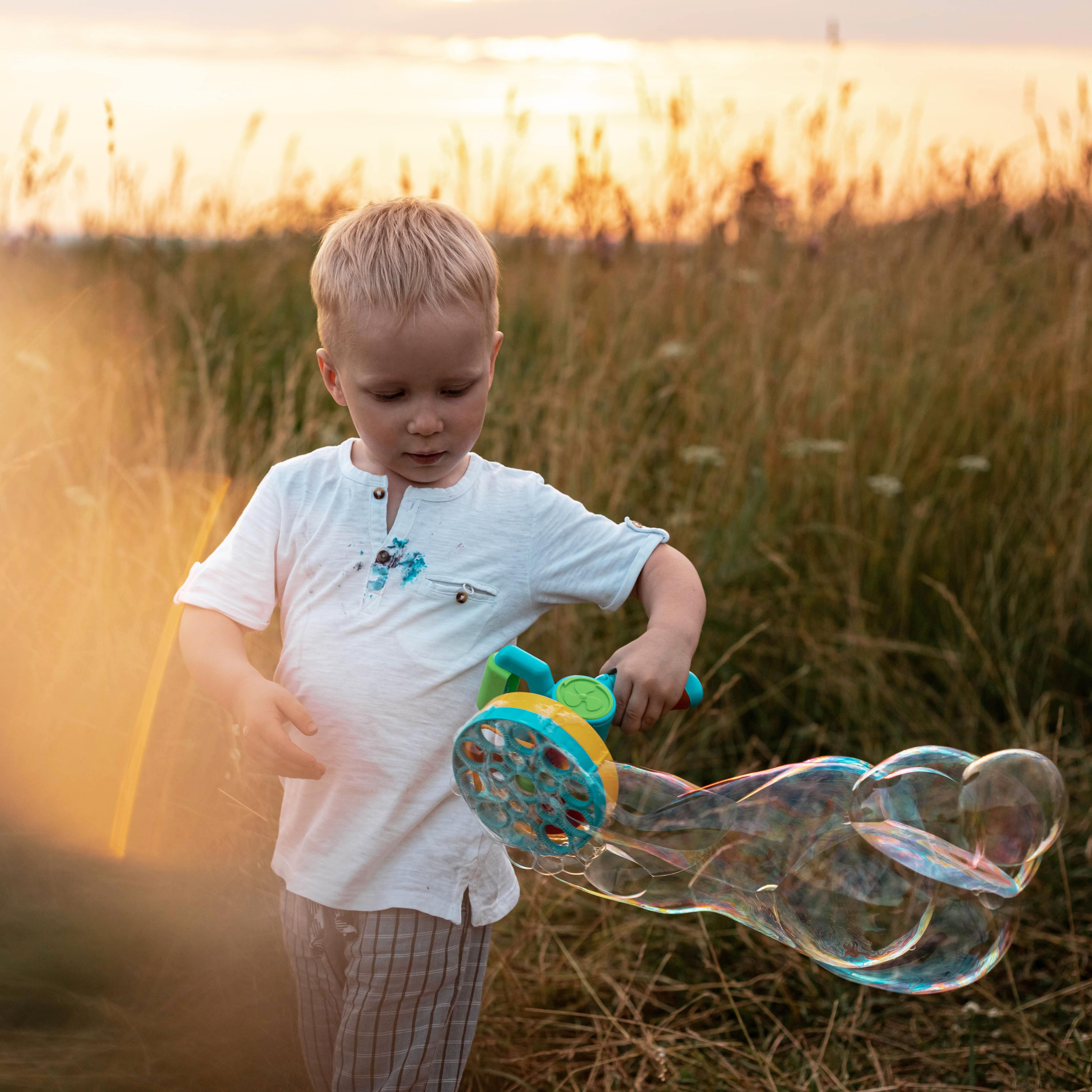 В поле. ДР Арсения. Июль 2020.