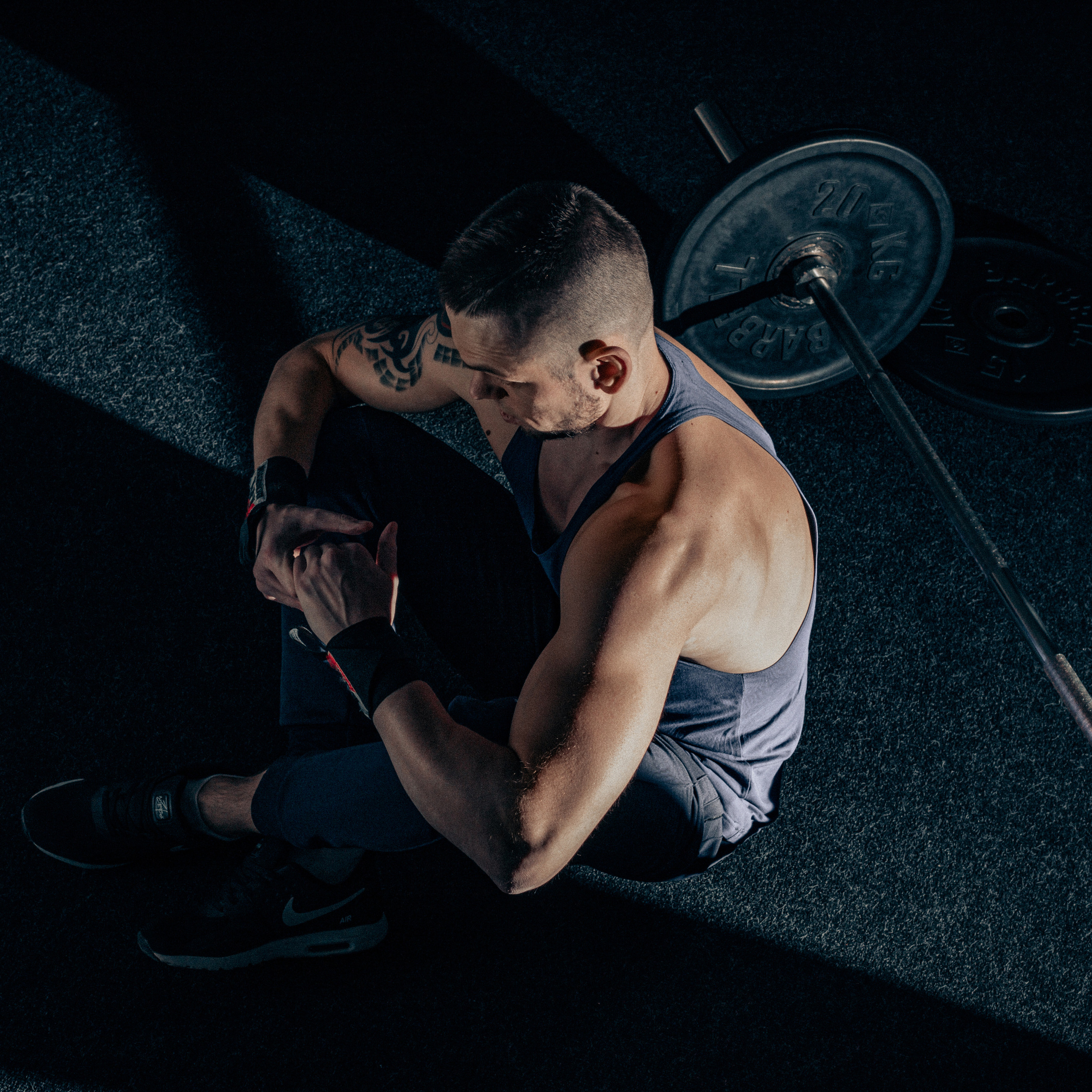 В фитнес центре «АНГЕЛ». Февраль 2021. Константин