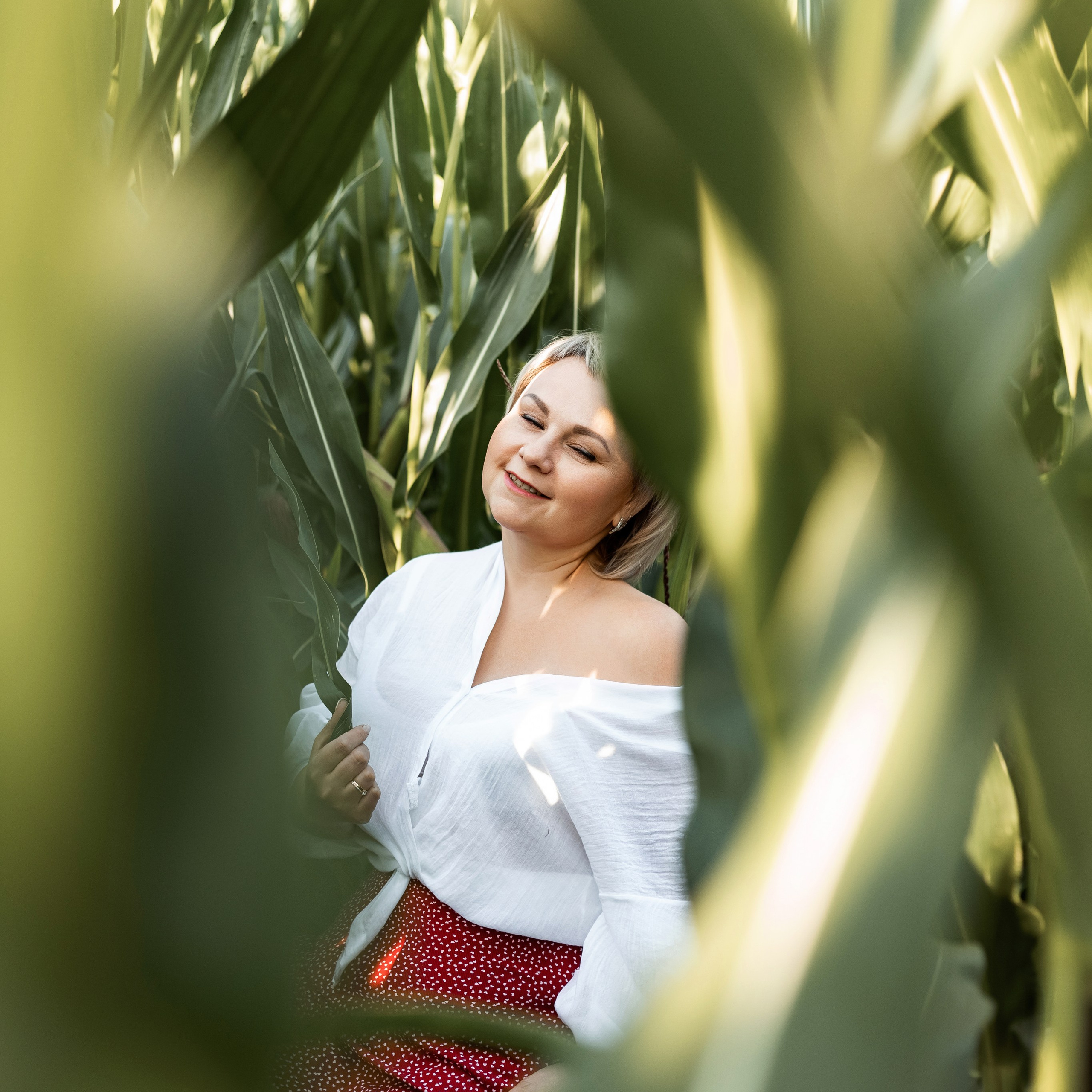 Елена в Кукурузе. Август 2024