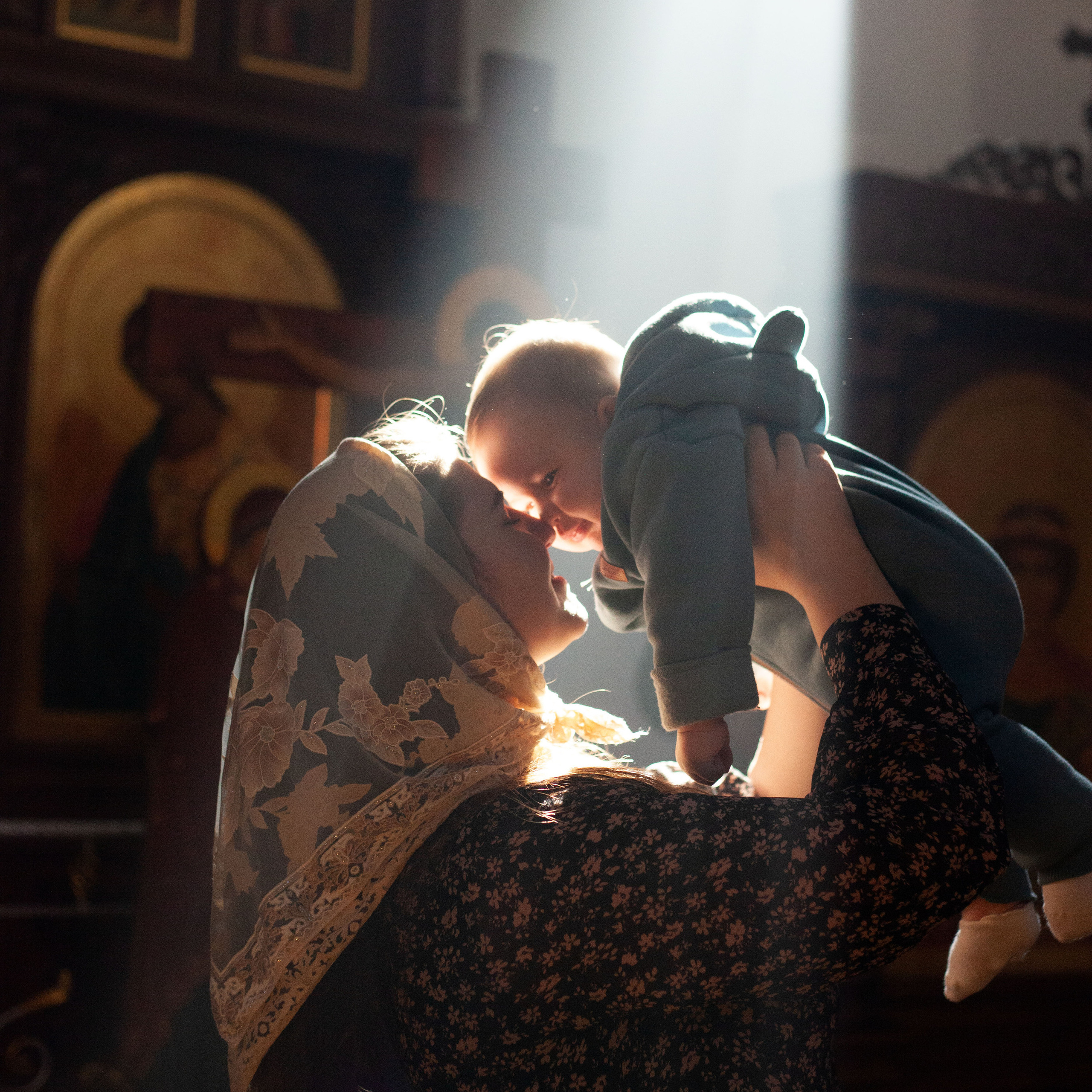 Крещение малыша 6 месяцев