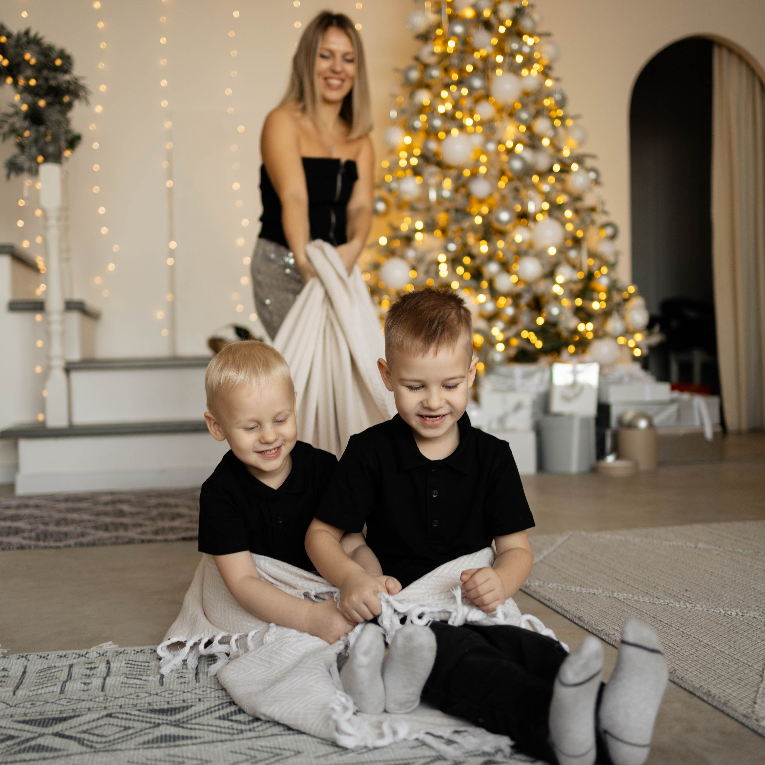 Олеся, Илья и Рома