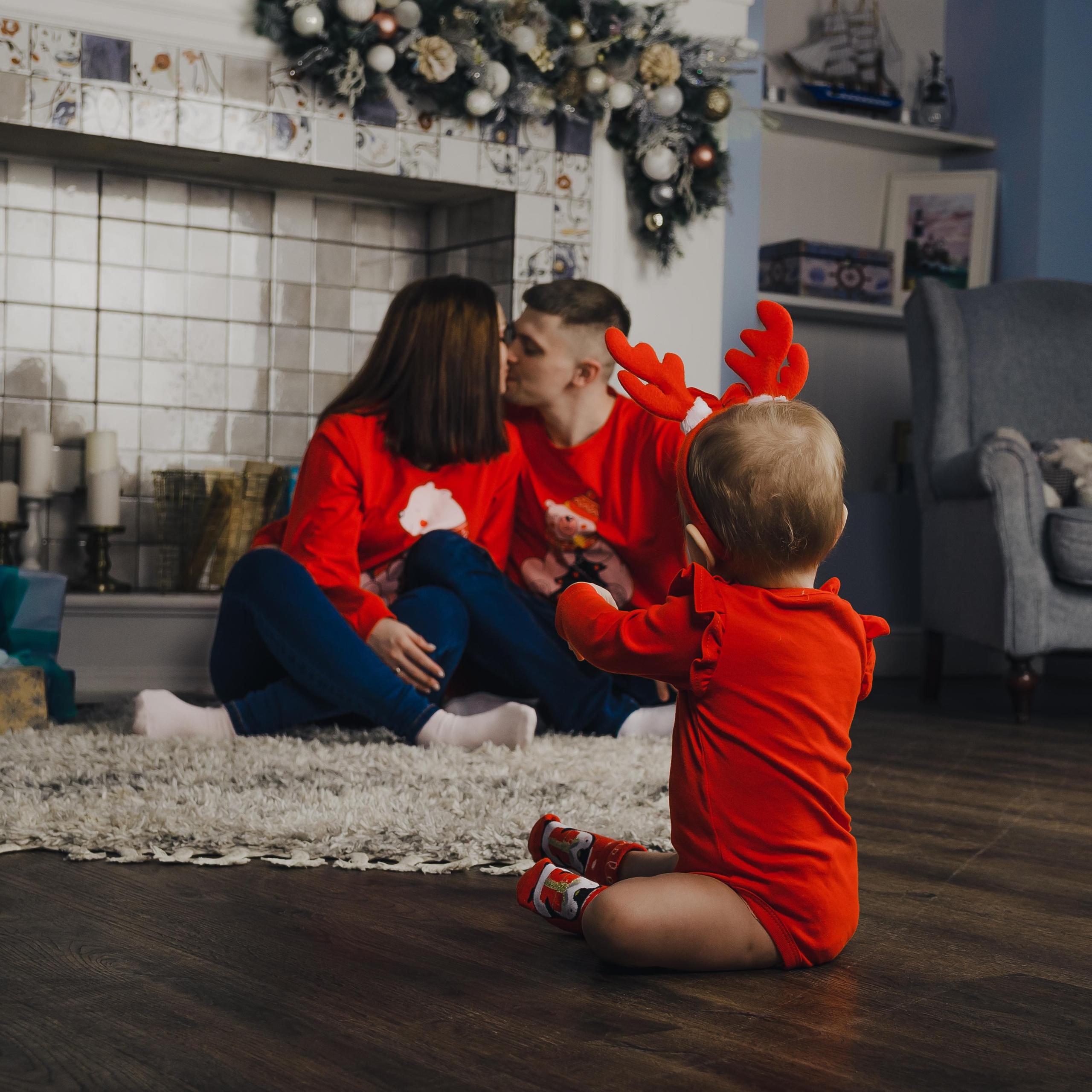 семейная фотосессия в студии 