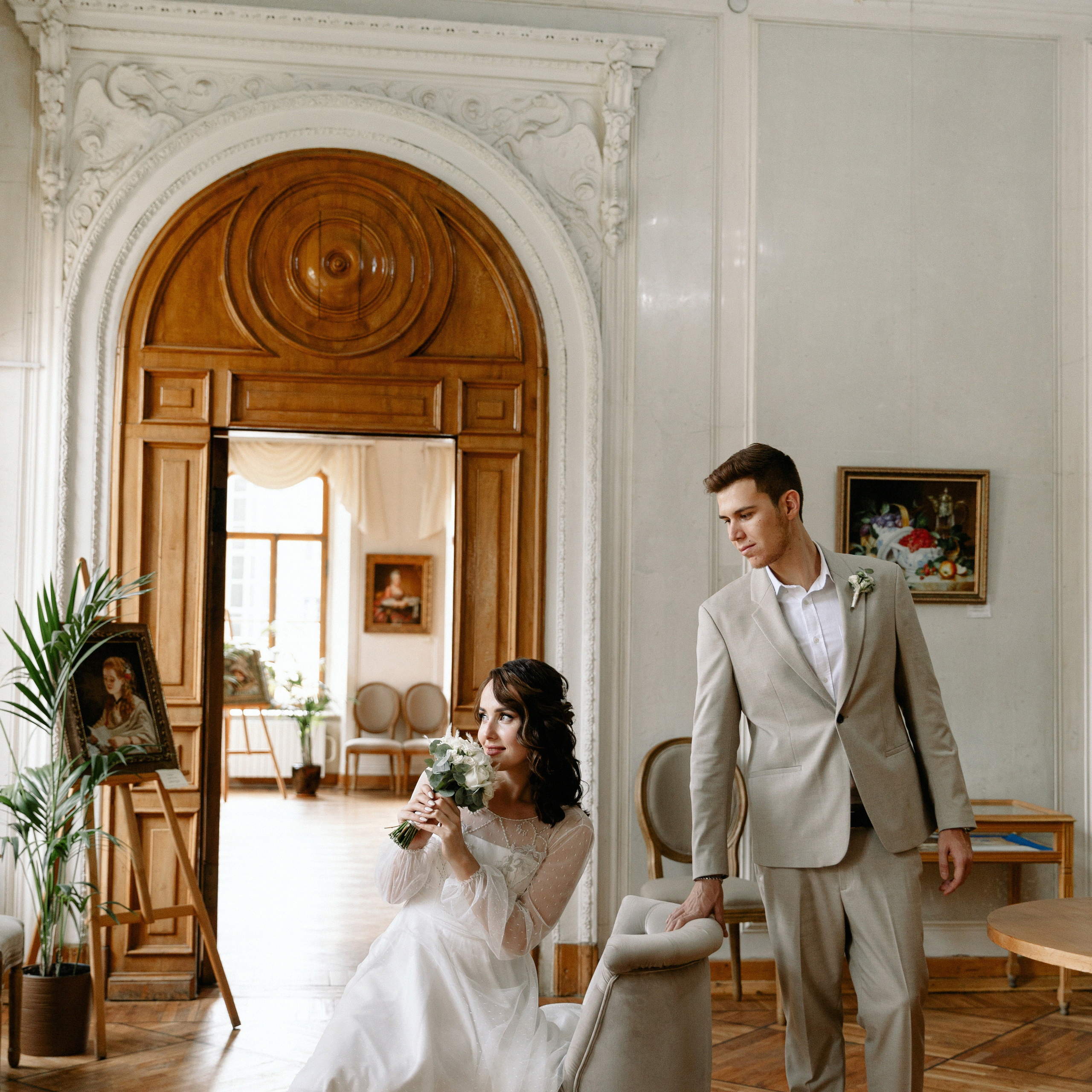 АРХИВ Наталья и Роман. Читальня им Пушкина. Грибоедовский ЗАГС