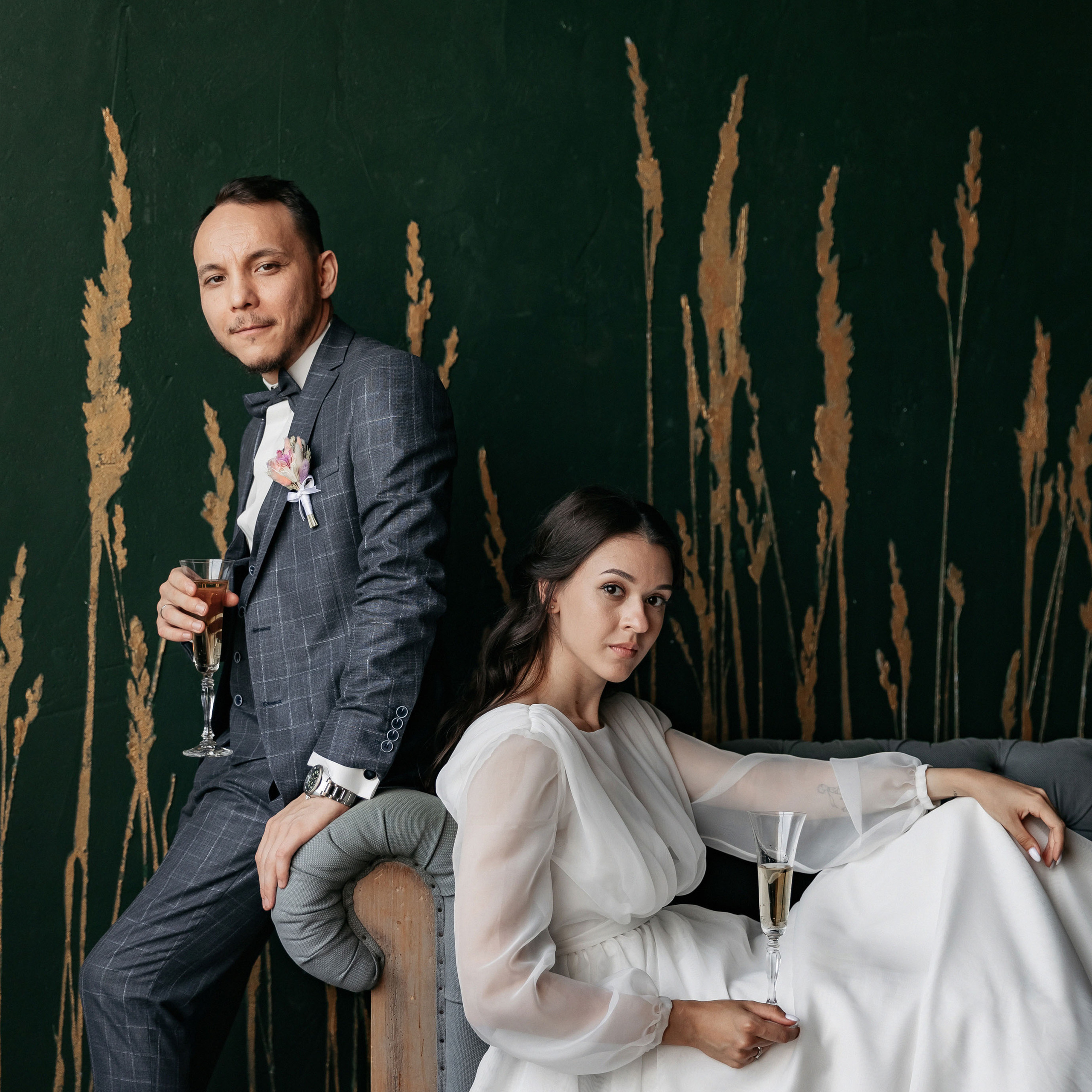 АРХИВ Алина и Олег. Таганский загс, фотостудия БОТАНИКА