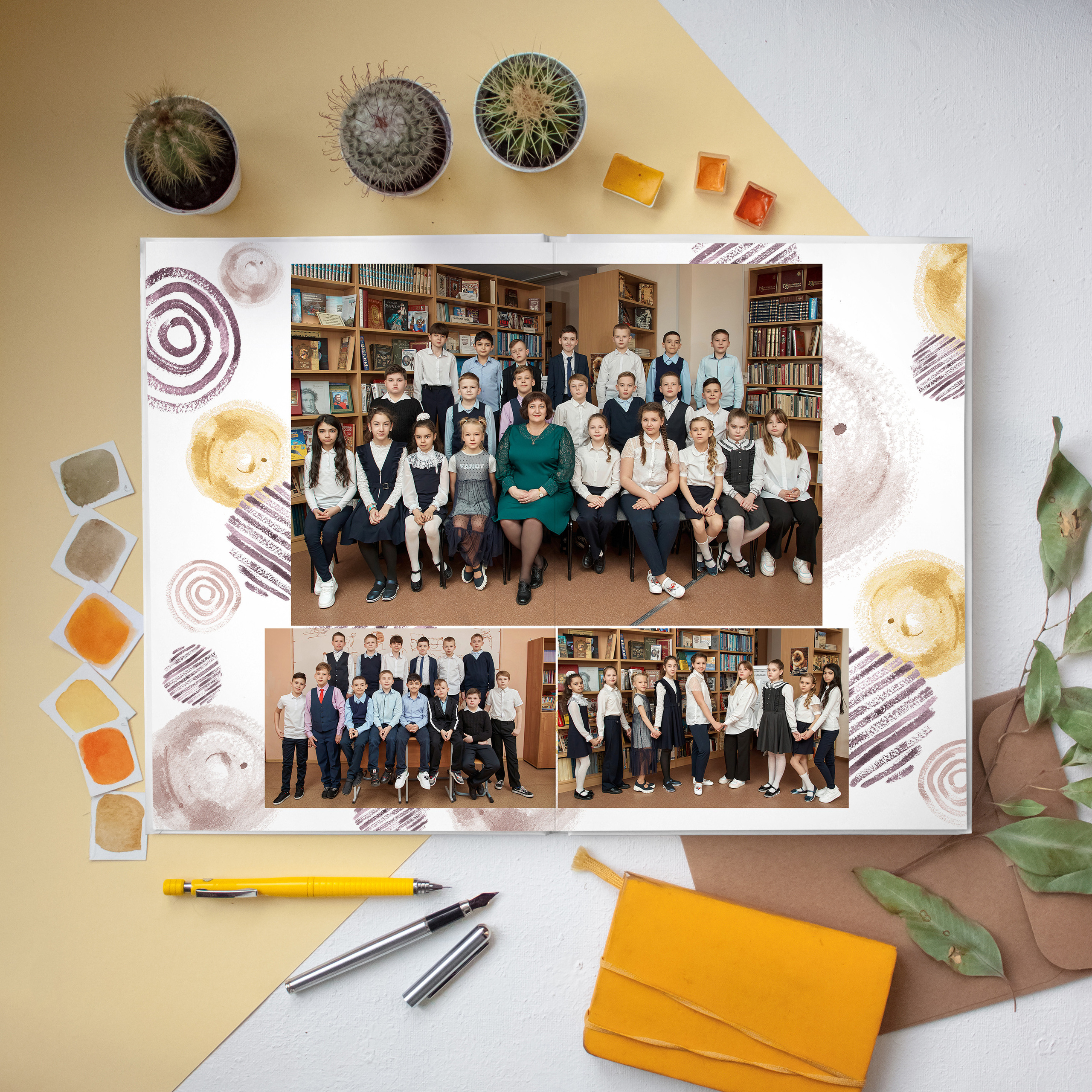 Альбом «Круги акварель»