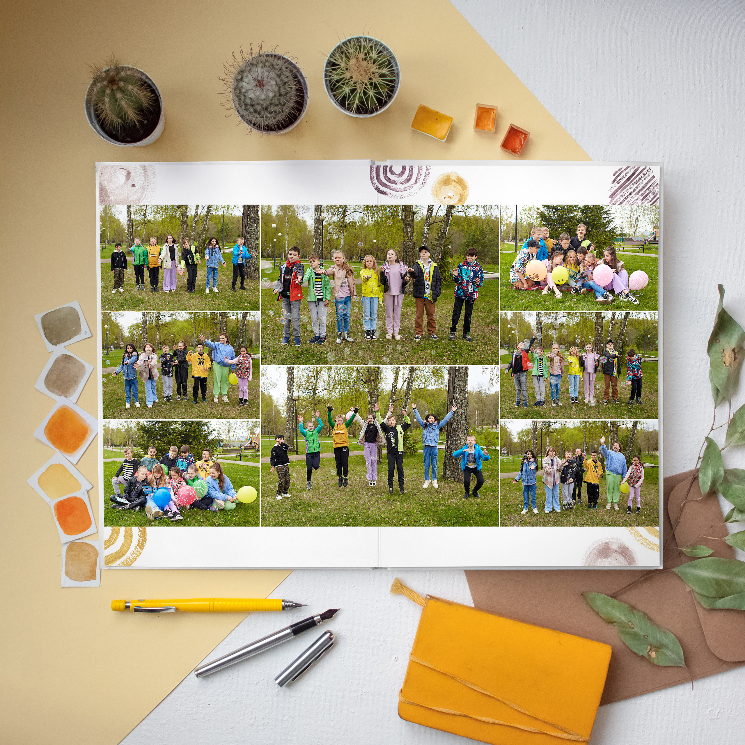 Альбом «Круги акварель»