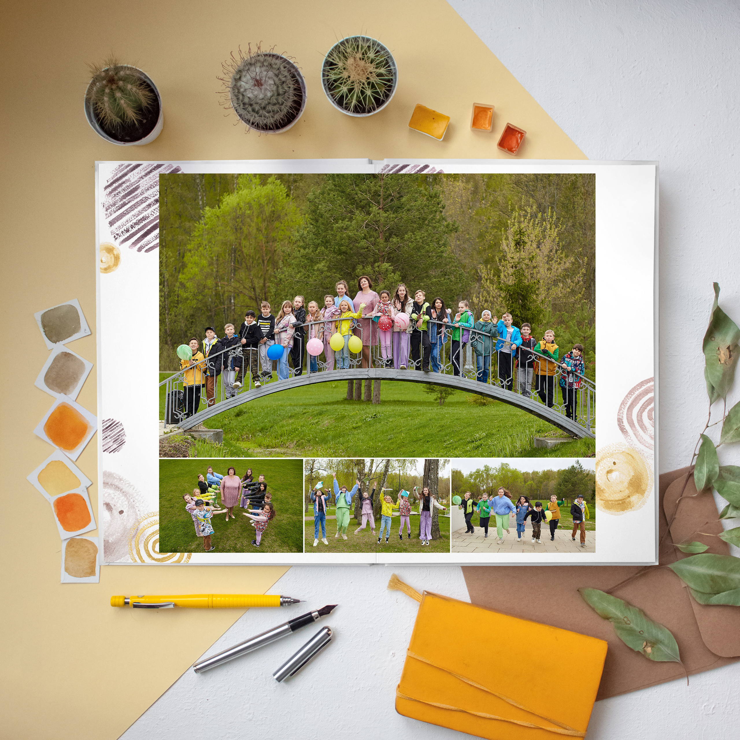 Альбом «Круги акварель»