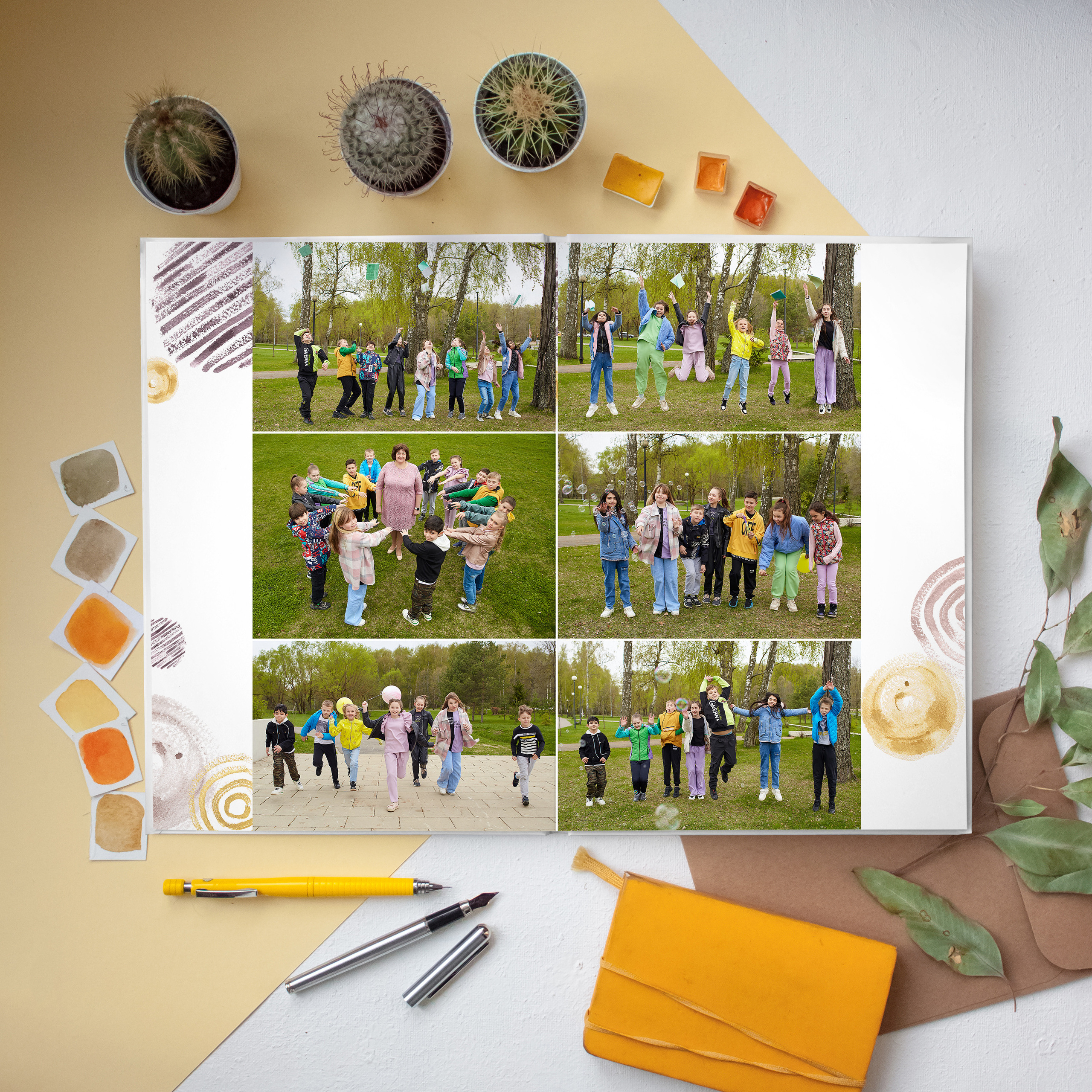 Альбом «Круги акварель»