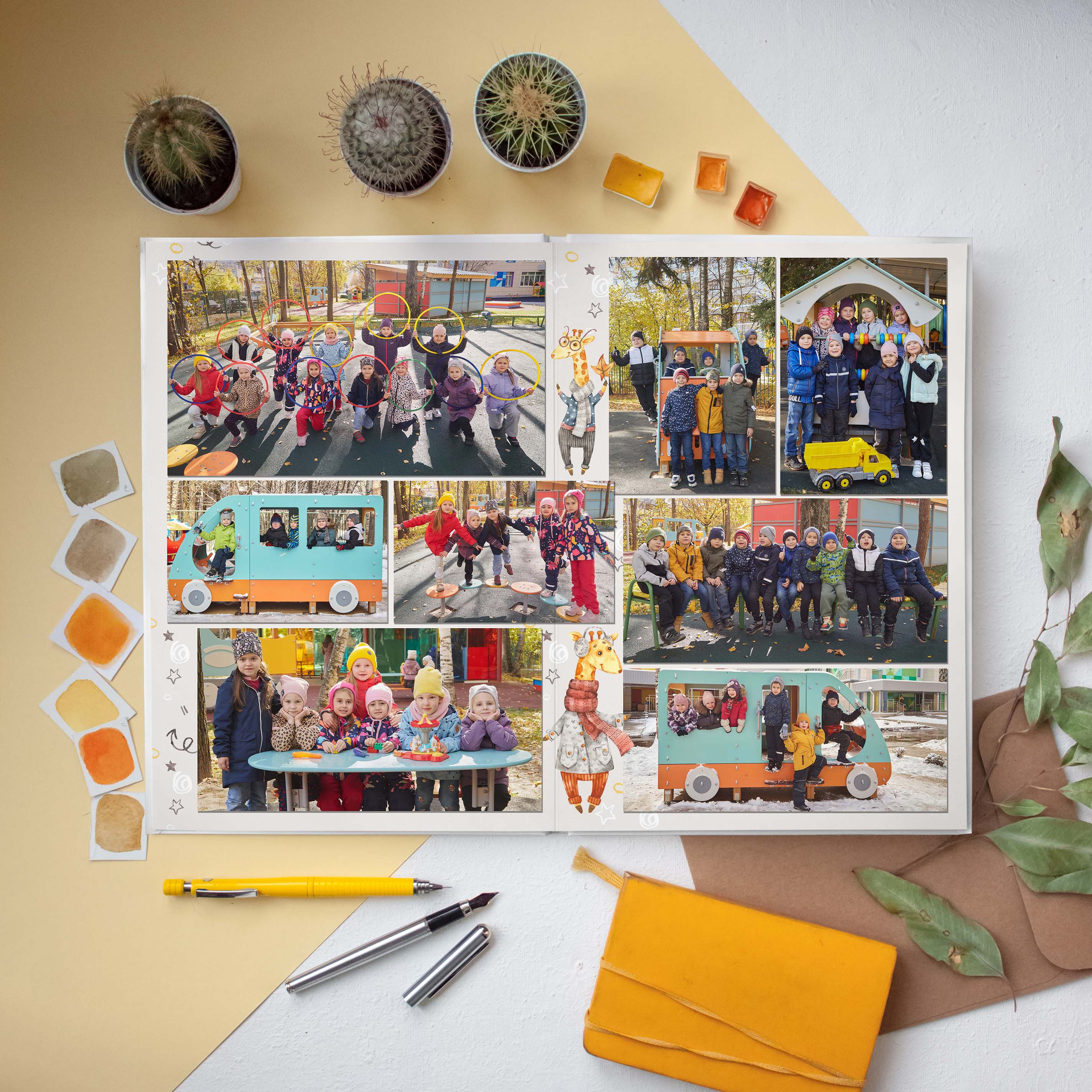 Альбом жирафики