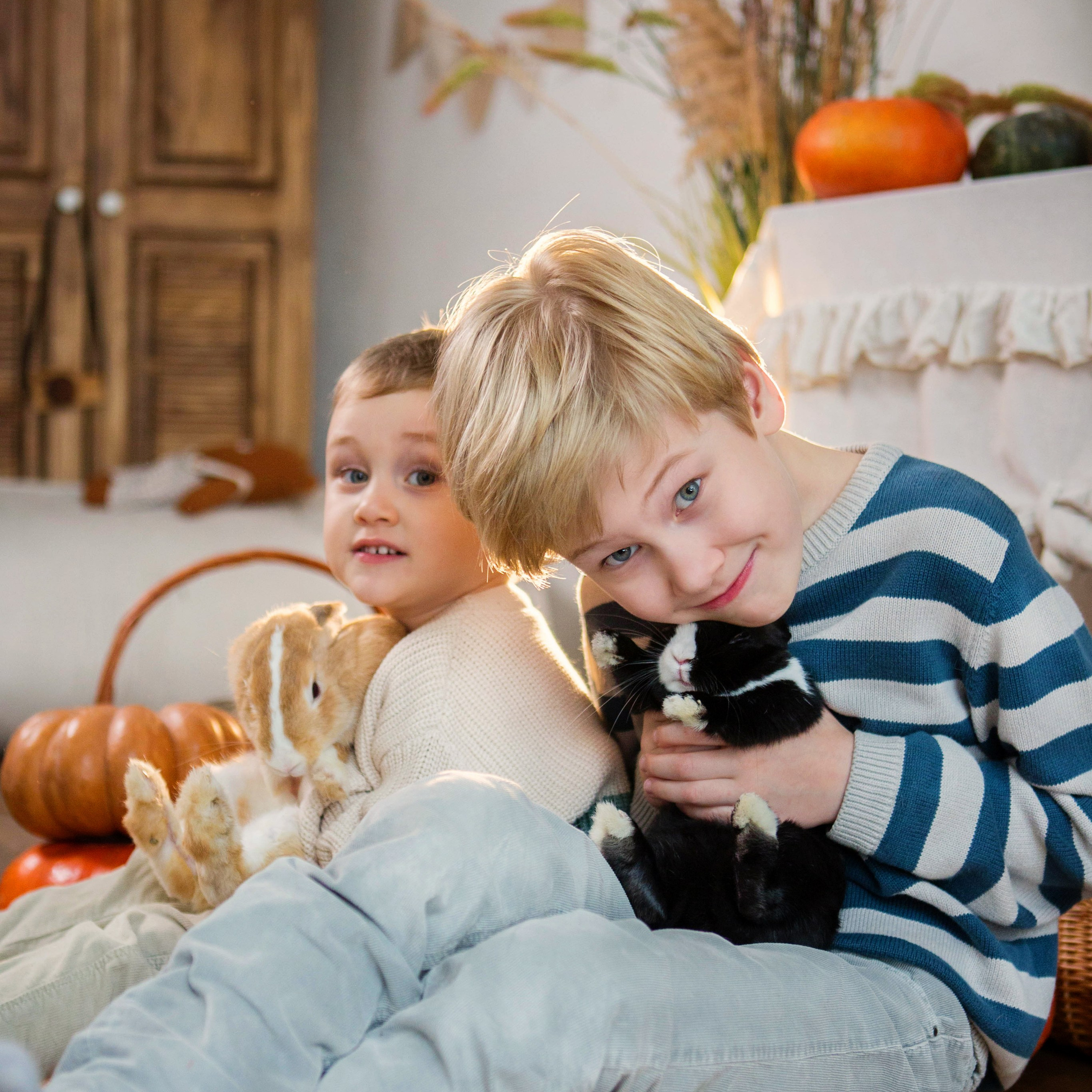 «Осень. Тыквы. Кролики». Фотостудия «Menstone»