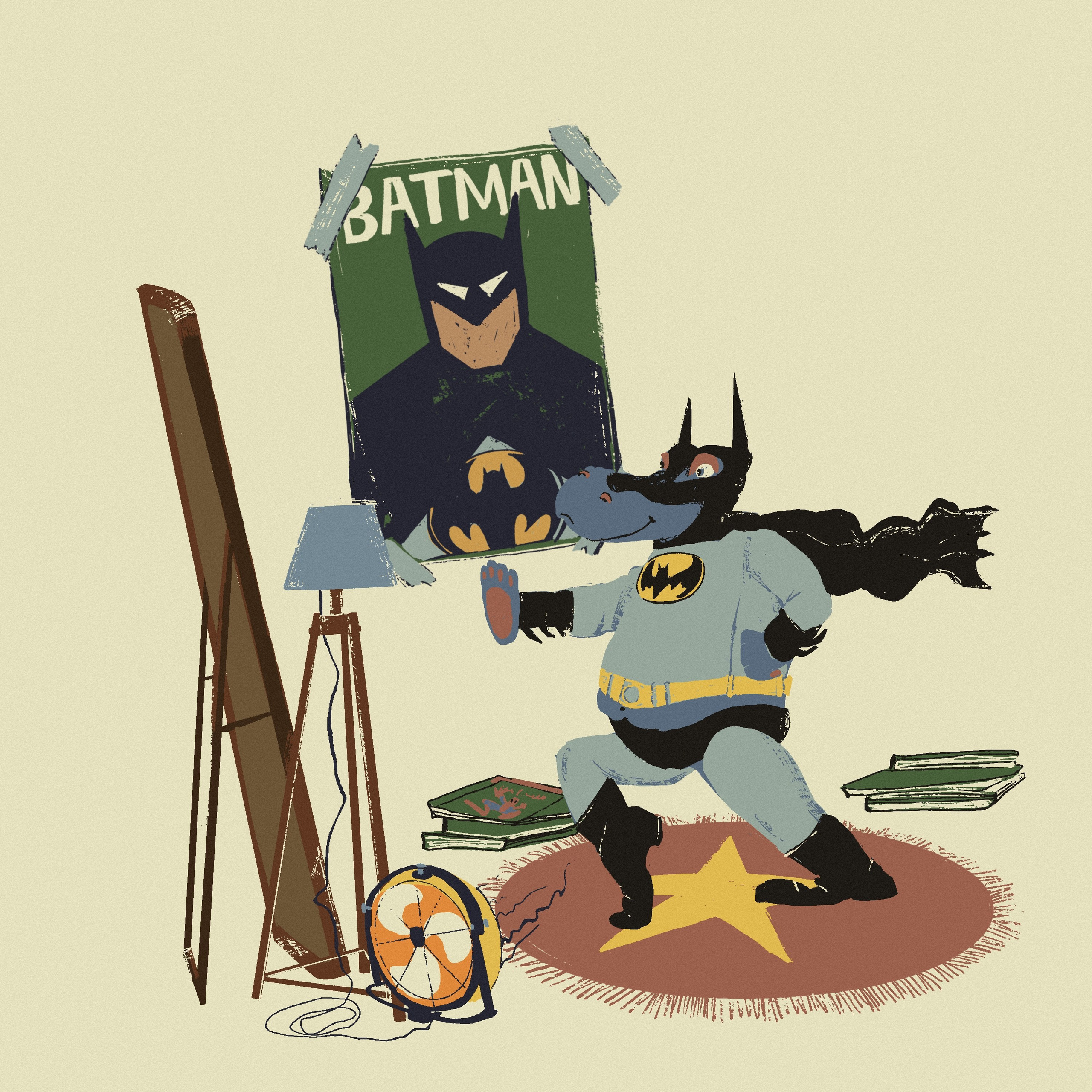 Peachtober 2024. Серия иллюстраций с животными