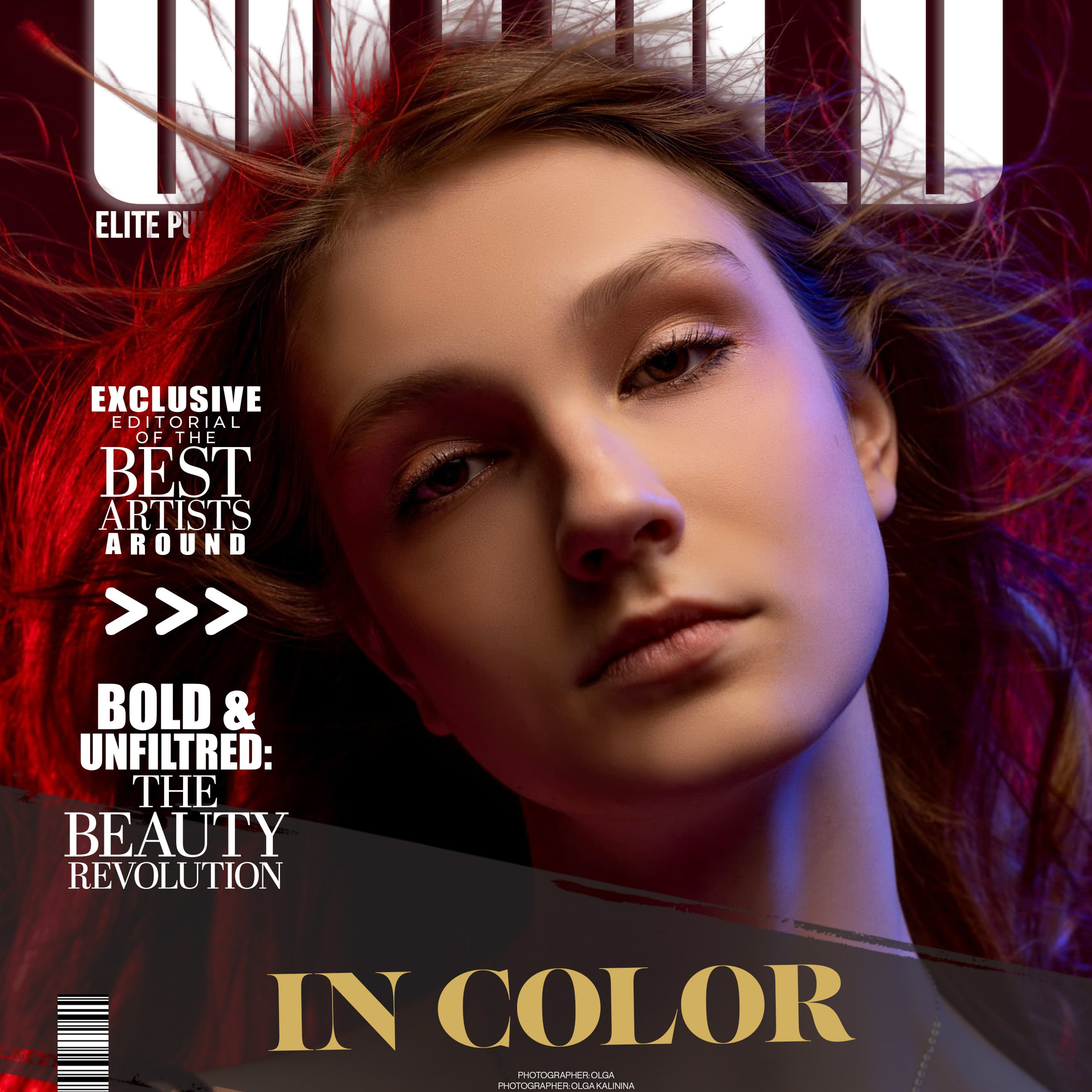 Обложка  |Журнал UnTold · Print · 7 MID JULY UNTOLD | ELITE Glamour and Beauty Issue I Афины, Греция I Модель: Елена Лебедева I Модельное агентство: "Ra-fashion MM"