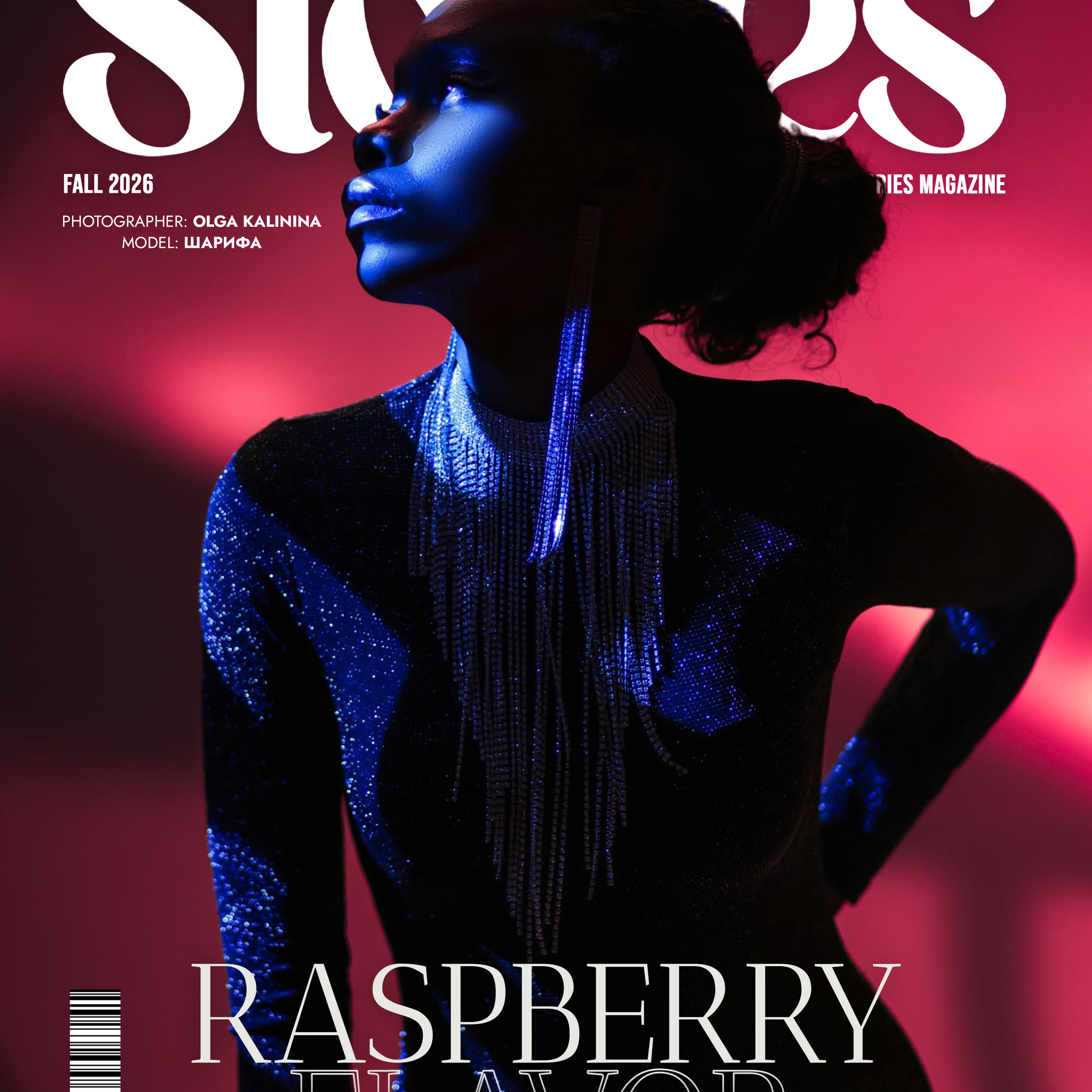 Обложка журнала STORIES JANUARY 2026 : GLAMOUR_ISSUE6  |Лос-Анджелес, Калифорния |Модель: Shafa Rina |Визажист: Александра Швецова | Модельное агентство: LEA MODELS SCHOOL 