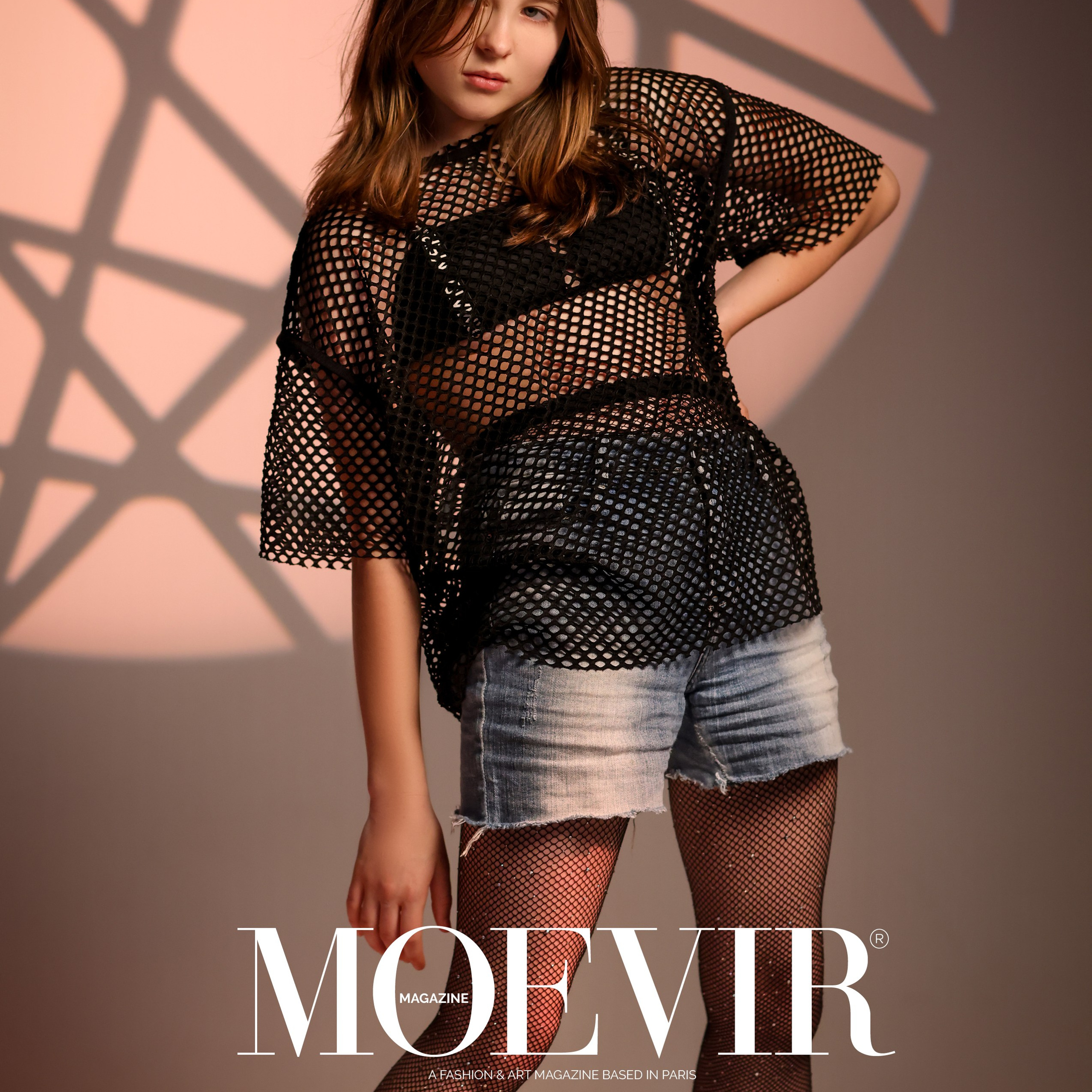 Обложка | Журнал MOEVIR Magazine | July Issue 2025|Париж, Франция|Модель: Алекса|Стилист: Ирина Калинина