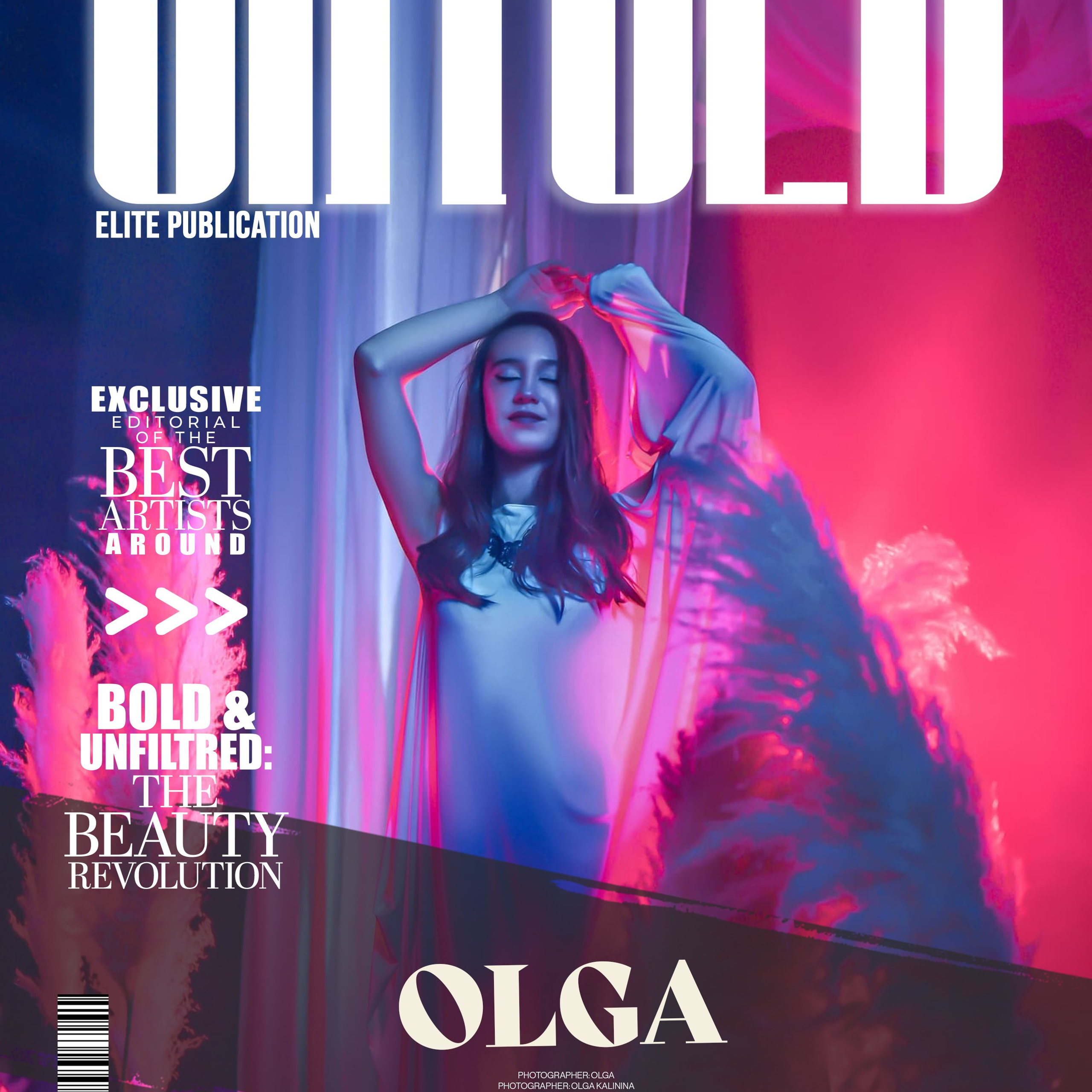 Обложка Журнала UnTold · 52 MIDJULY UNTOLD | ELITE Fine Art Issue I Афины, Греция I Модель: Меланья Антонова  I Модельное агентство: "Ra-fashion MM"