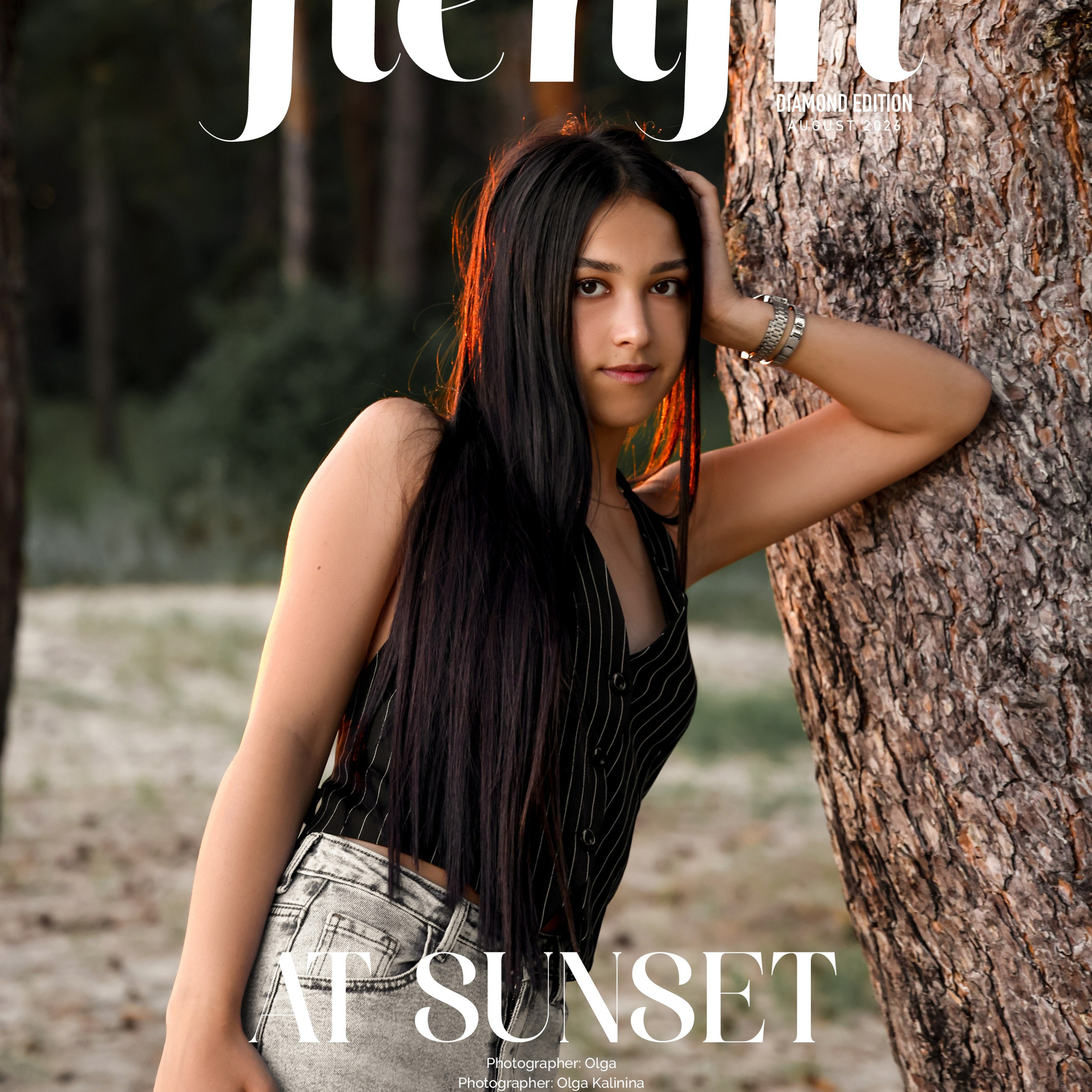 Журнал Fienfh ·  Nature | July | Printed issue | Париж, Франция|Модель: Диана Кислицына