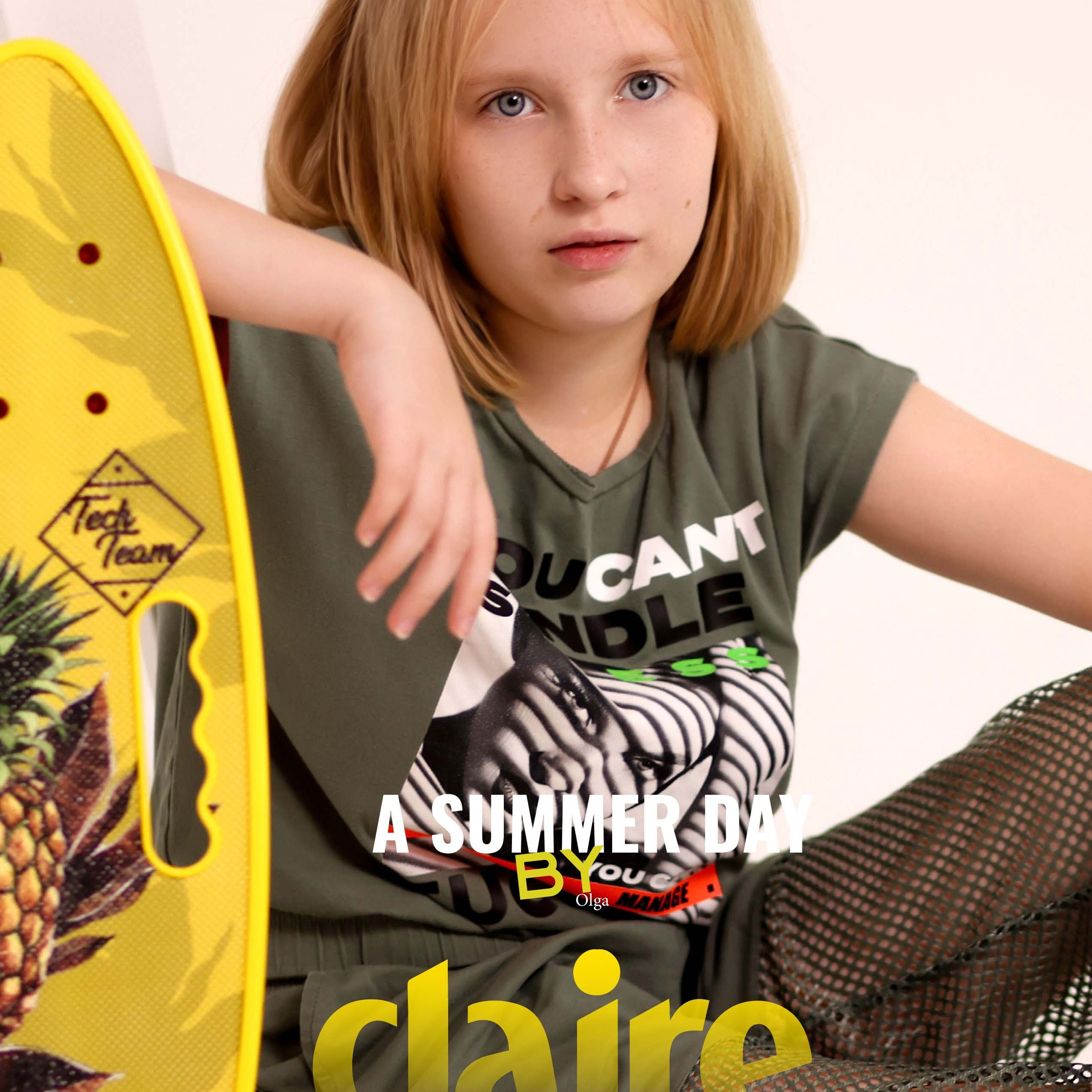 Обложка |Журнал CLAIRE ·  TEEN | OPEN THEME | SEPTEMBER 2026| Париж, Франция|Модель: Лера |Модельное агентство: "Ra-fashion MM"