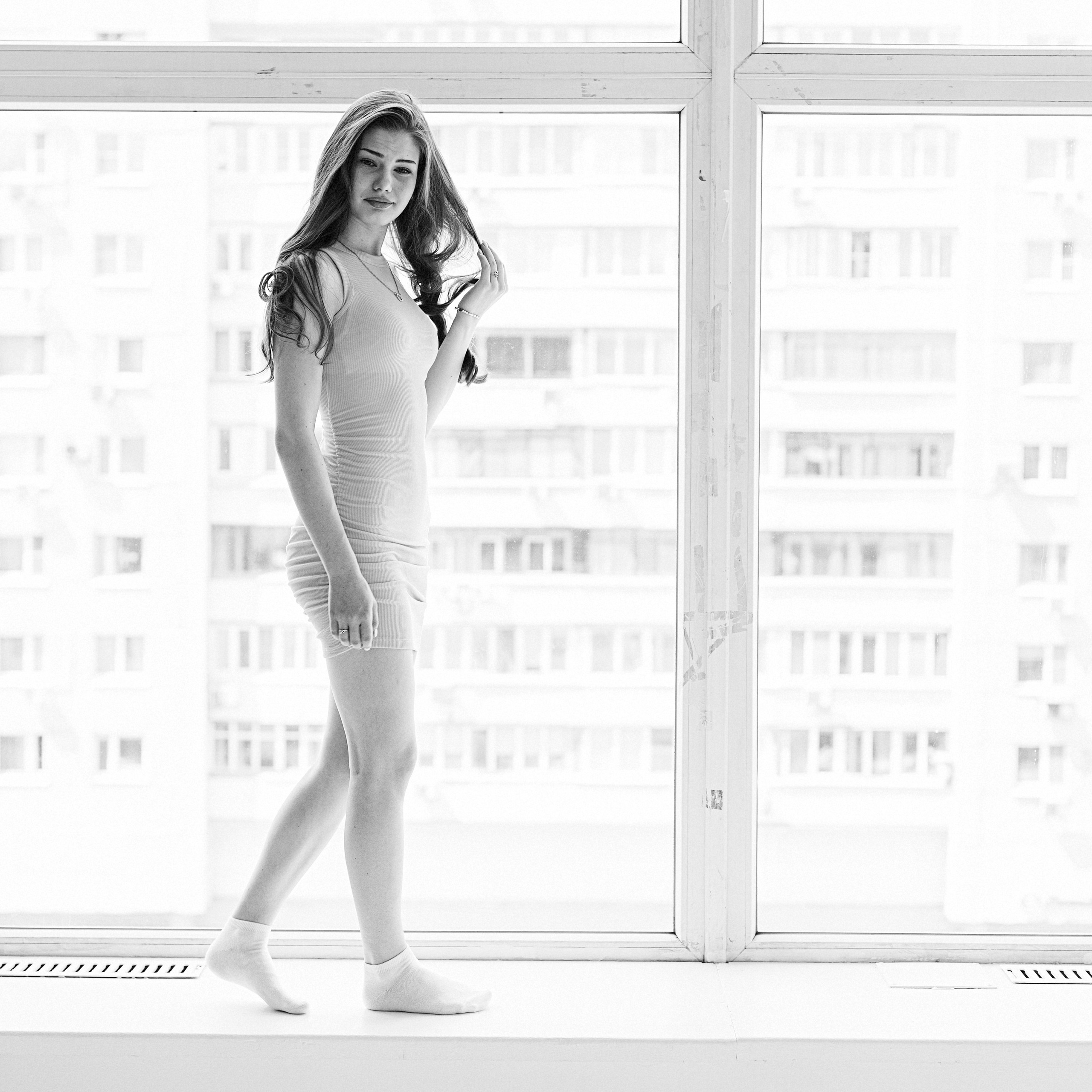 Художественное ню, арт-ню, портрет, черно-белое фото, фотограф Москва