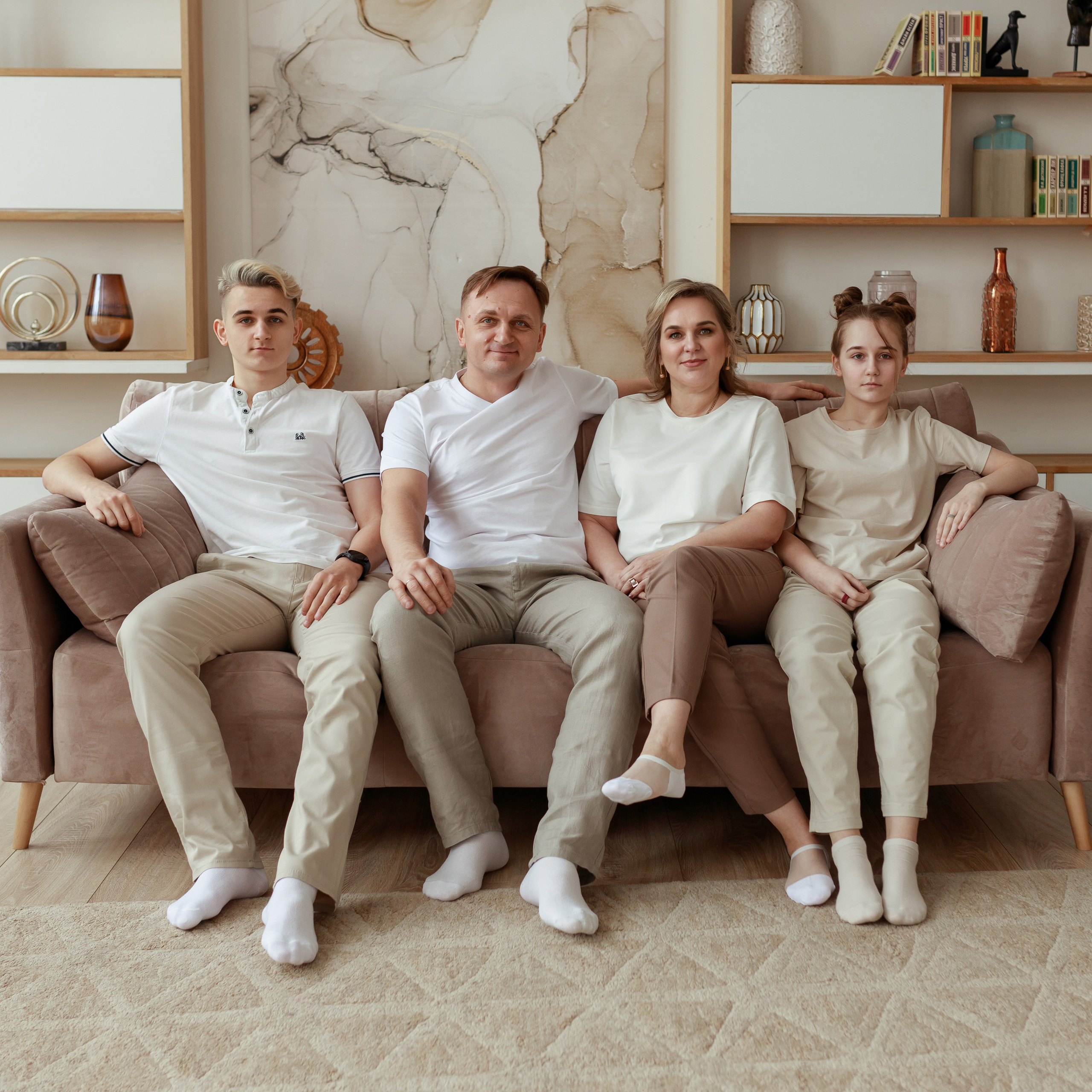 Ирина с семьей