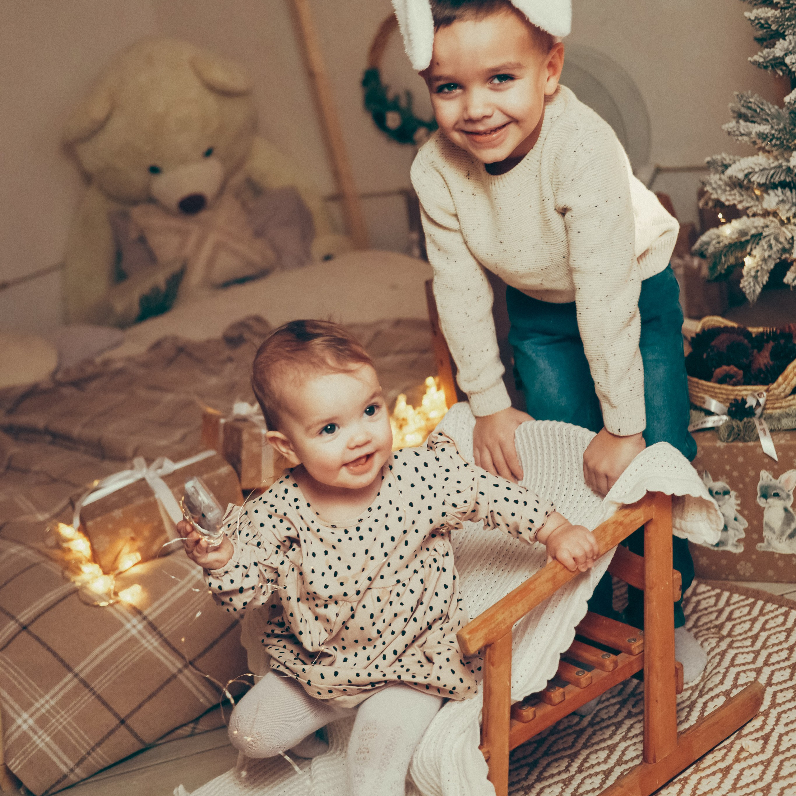 Новогодняя фотосессия в&nbsp;студии Екатерина и&nbsp;Иван.