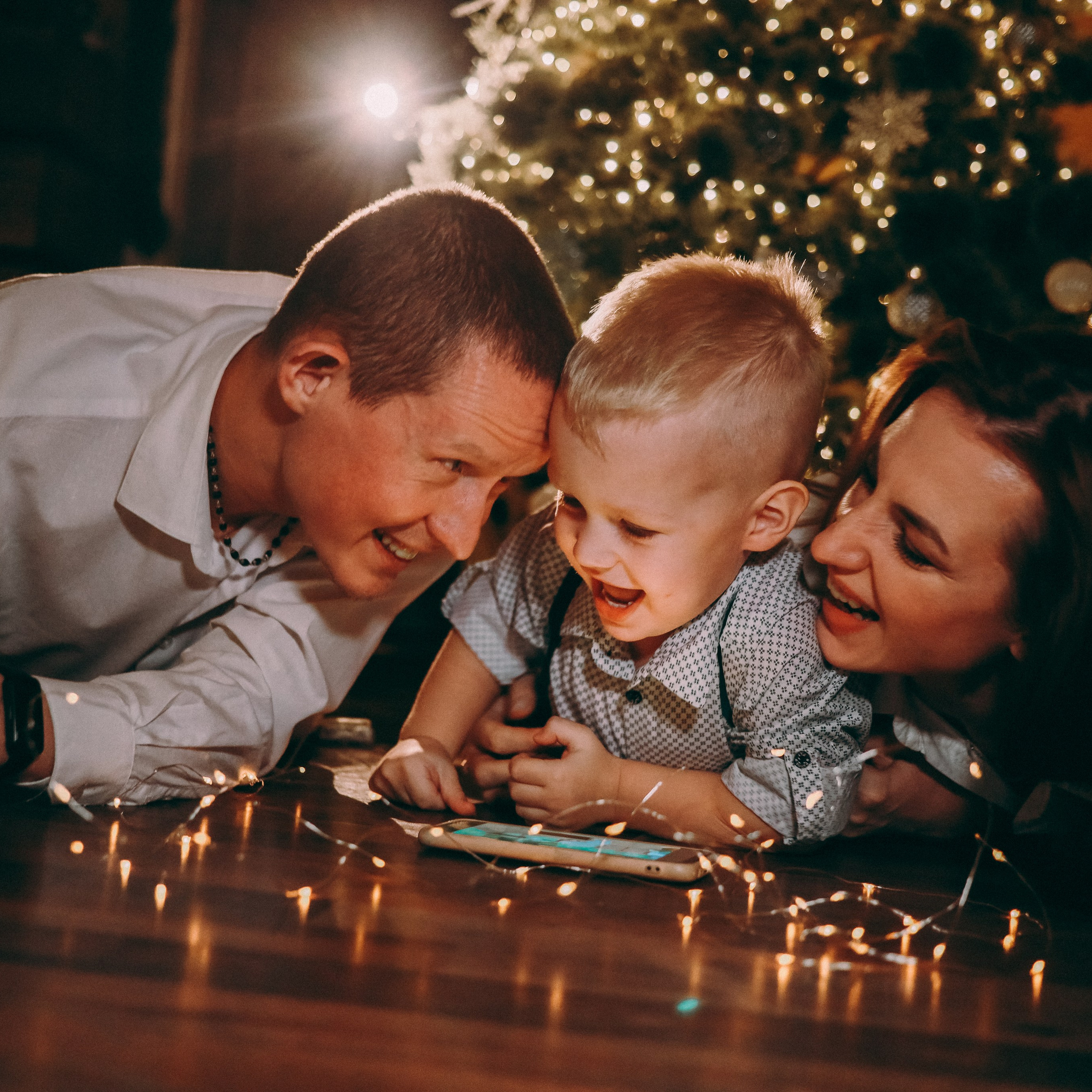 Новогодняя фотосессия дома у&nbsp;Олеси и&nbsp;Сергея.