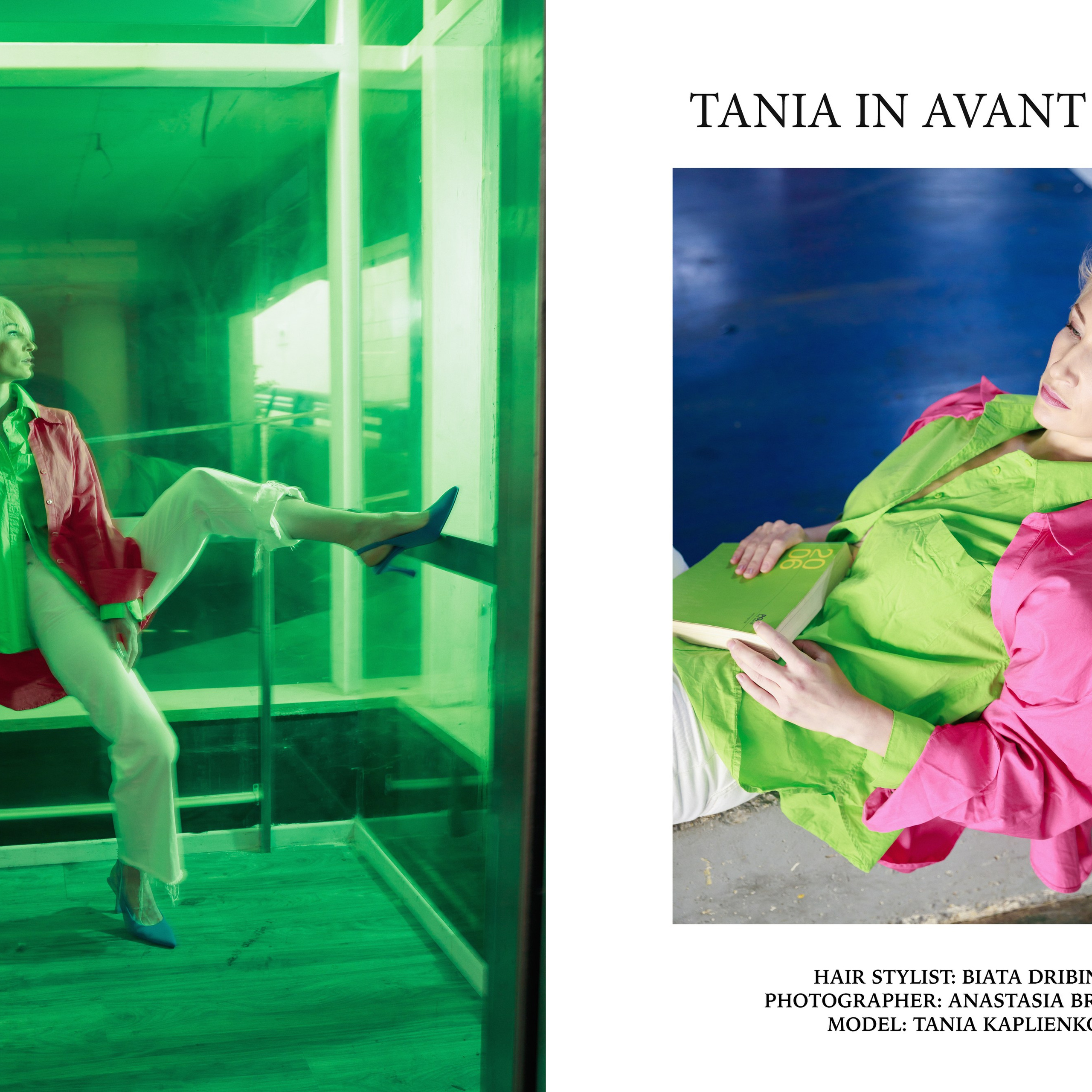 Съёмка девушки в образе — фото для каталога