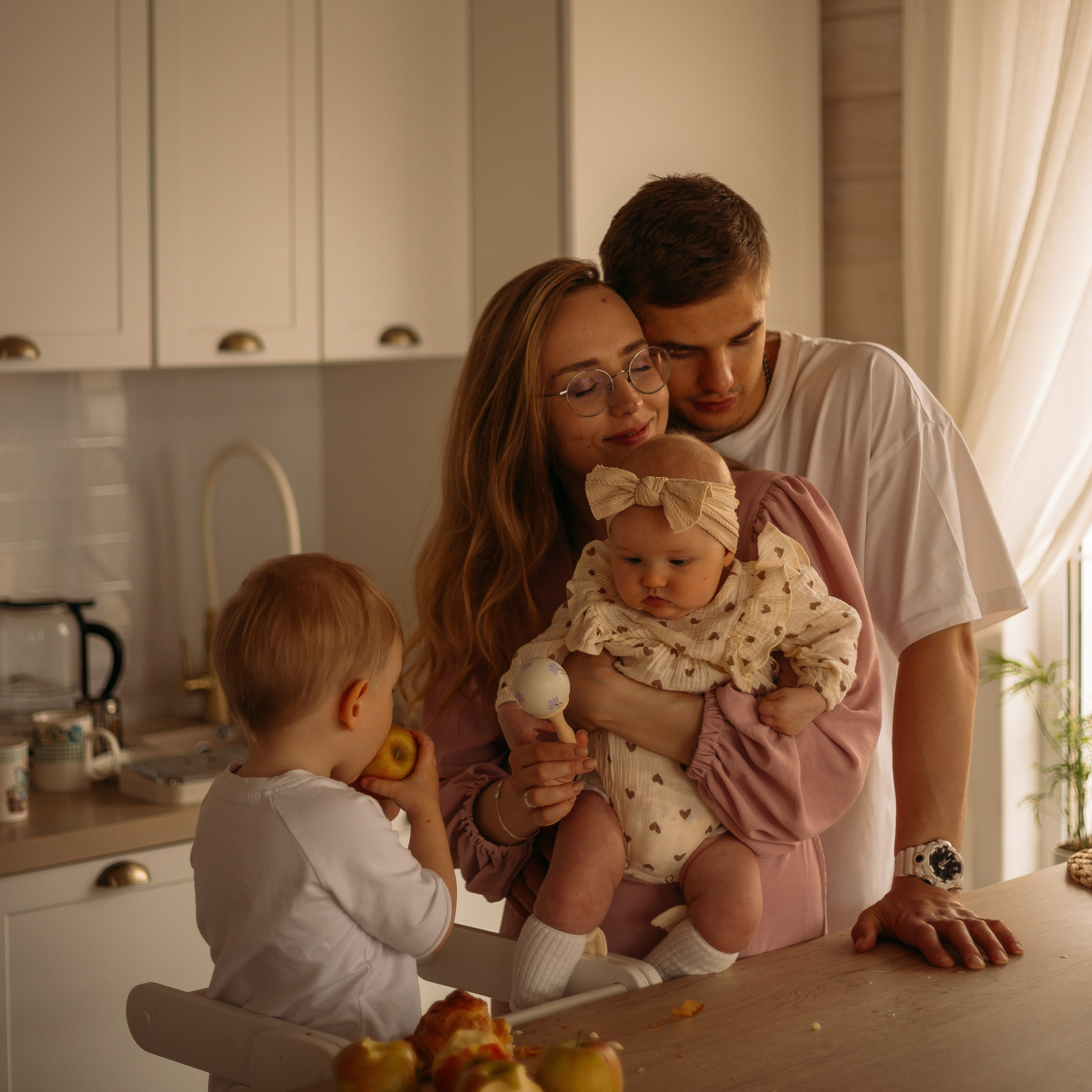 Кристина, Алексей, Лев и Агния