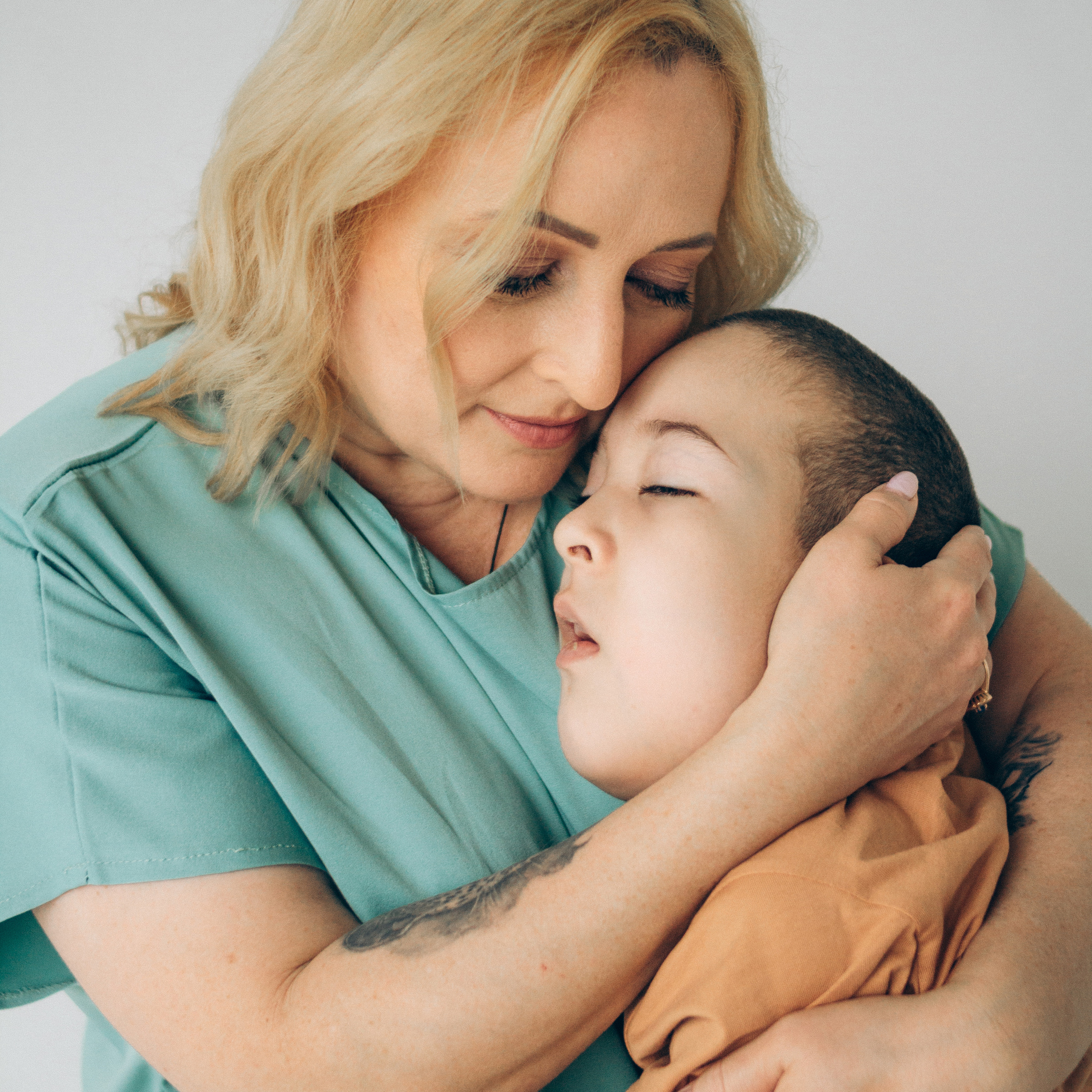 Мама Лилия и Богдан. Благотворительный фотопроект «Любить до неба»